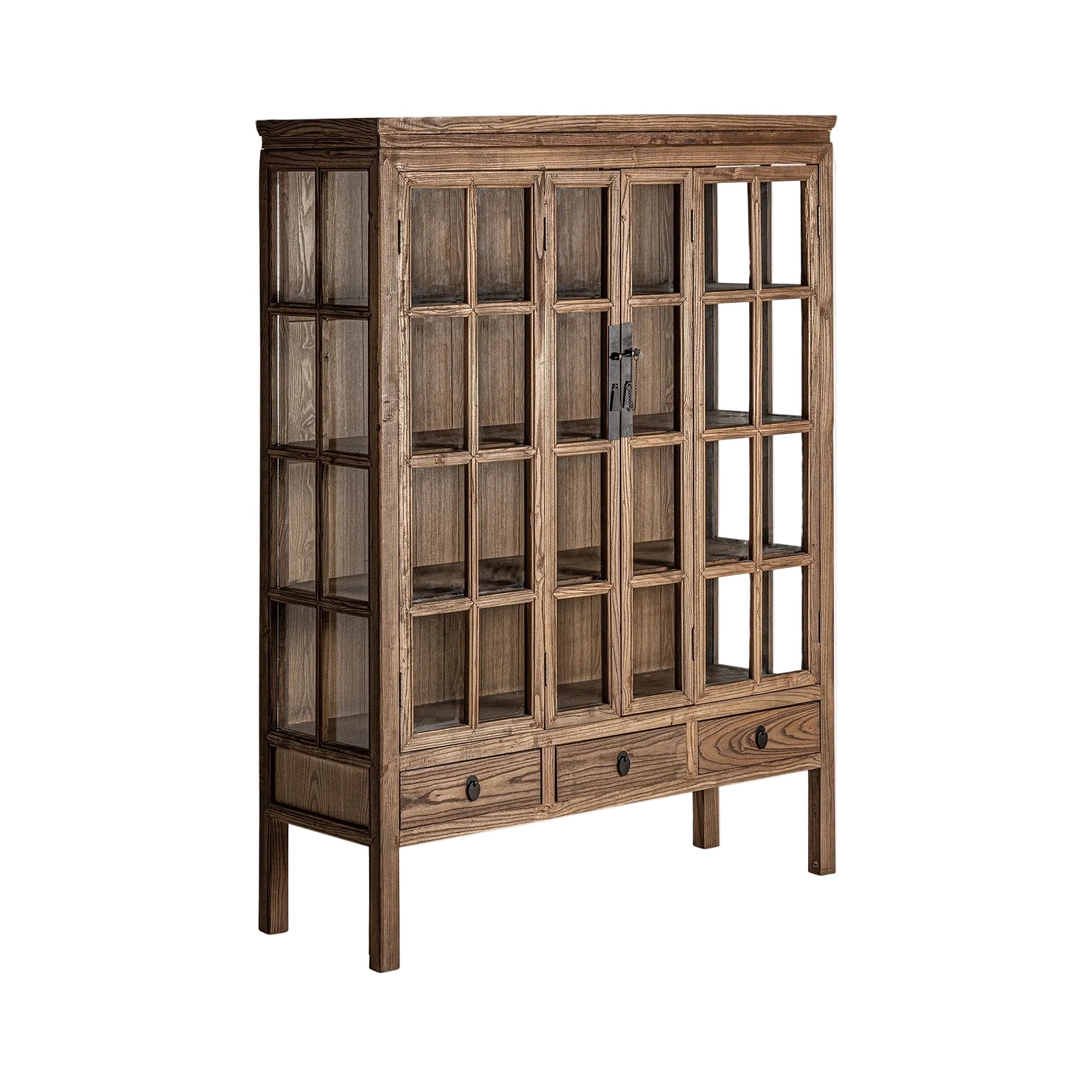 TARTU Display Cabinet in Elm Wood