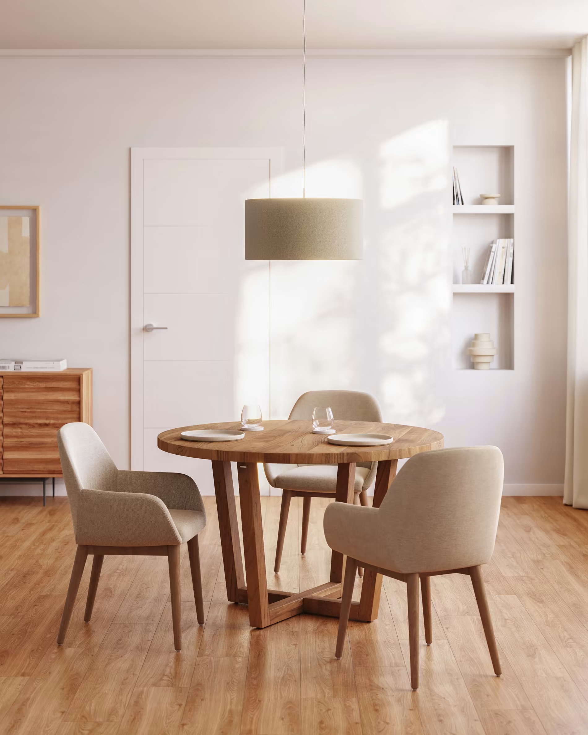 Lampa wisząca NAZLI beżowy La Forma Eye on Design
