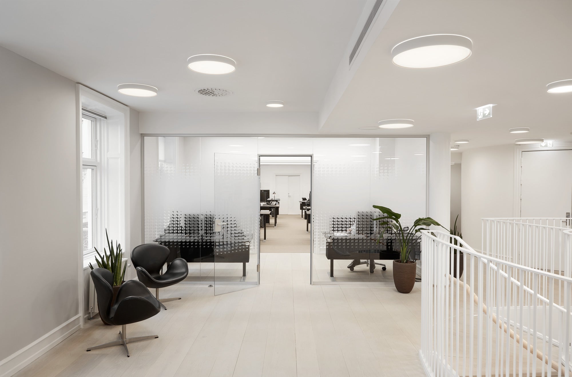 Plafond inbouw LP SLIM ROND HALF-VERZONKEN wit