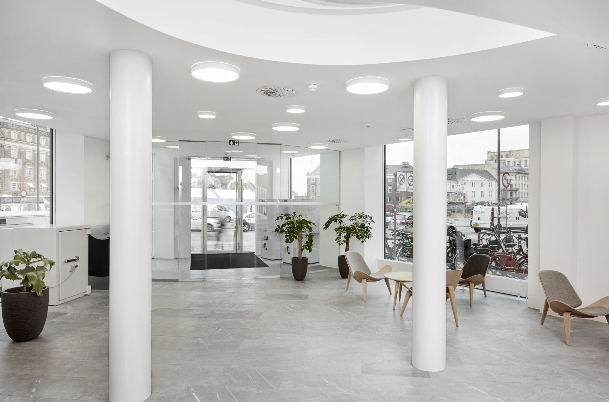 Plafond inbouw LP SLIM ROND HALF-VERZONKEN wit