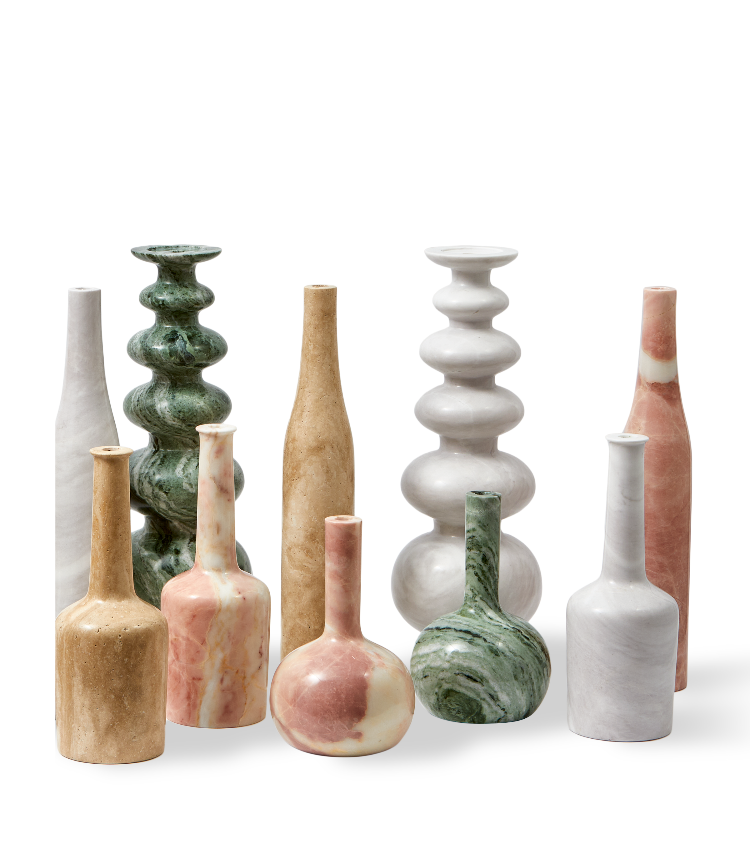 HERITAGE WHISKEY candle holder light pink marble