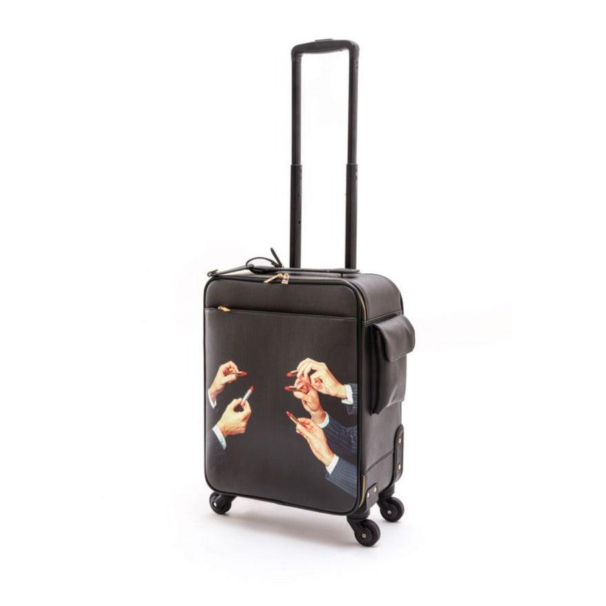 Walizka LIPSTICKS czarny Seletti Eye on Design