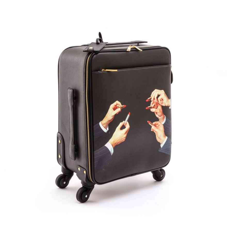 Walizka LIPSTICKS czarny Seletti Eye on Design