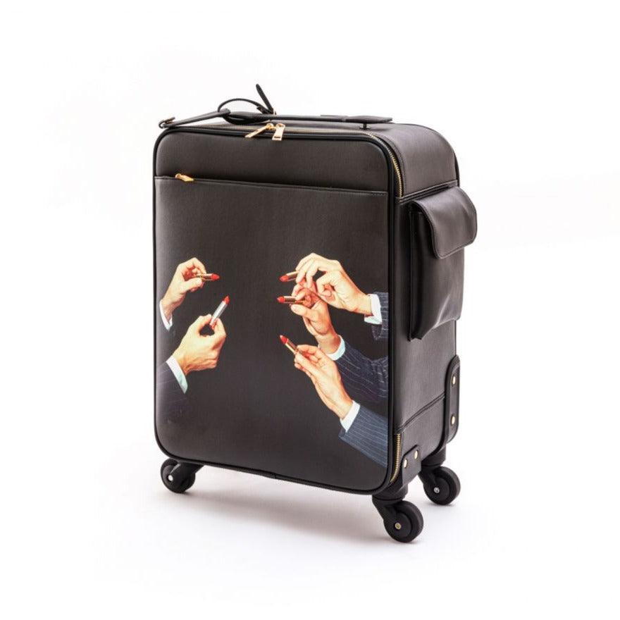 Walizka LIPSTICKS czarny Seletti Eye on Design