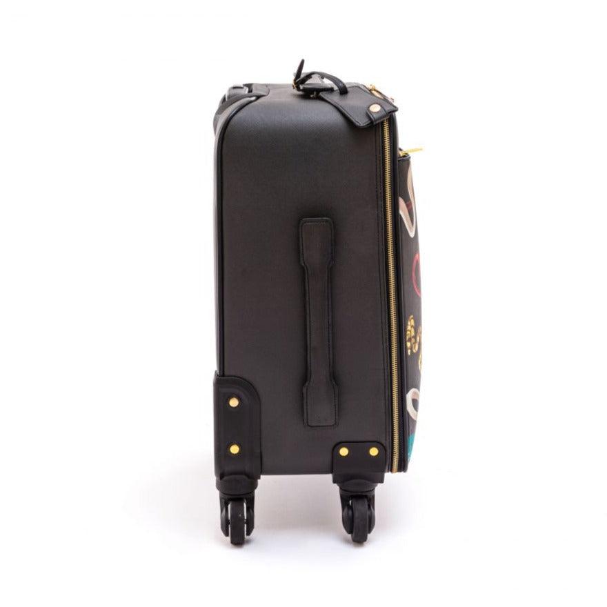 Walizka SNAKES czarny Seletti Eye on Design