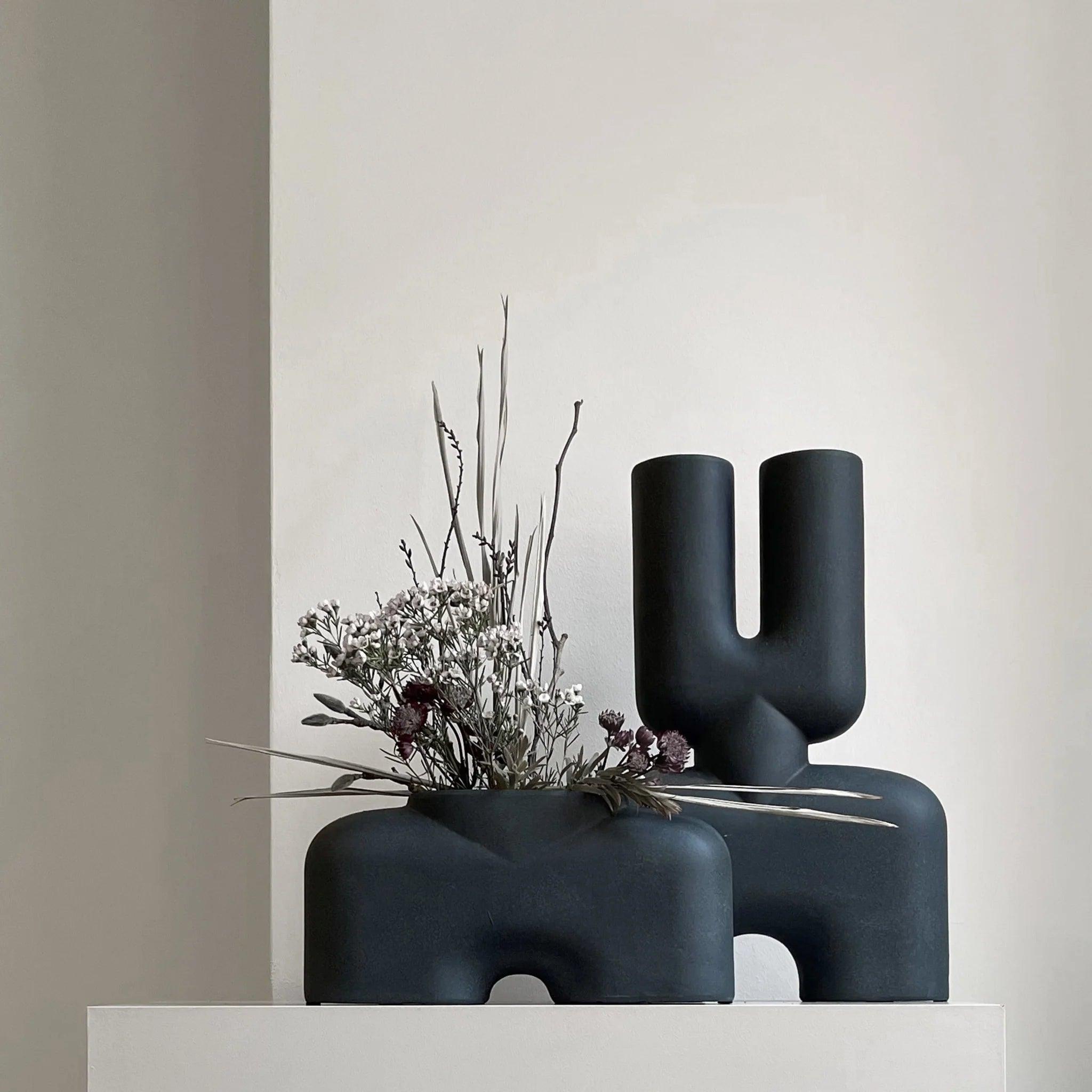 Wazon COBRA DOUBLE czarny 101 Copenhagen Eye on Design
