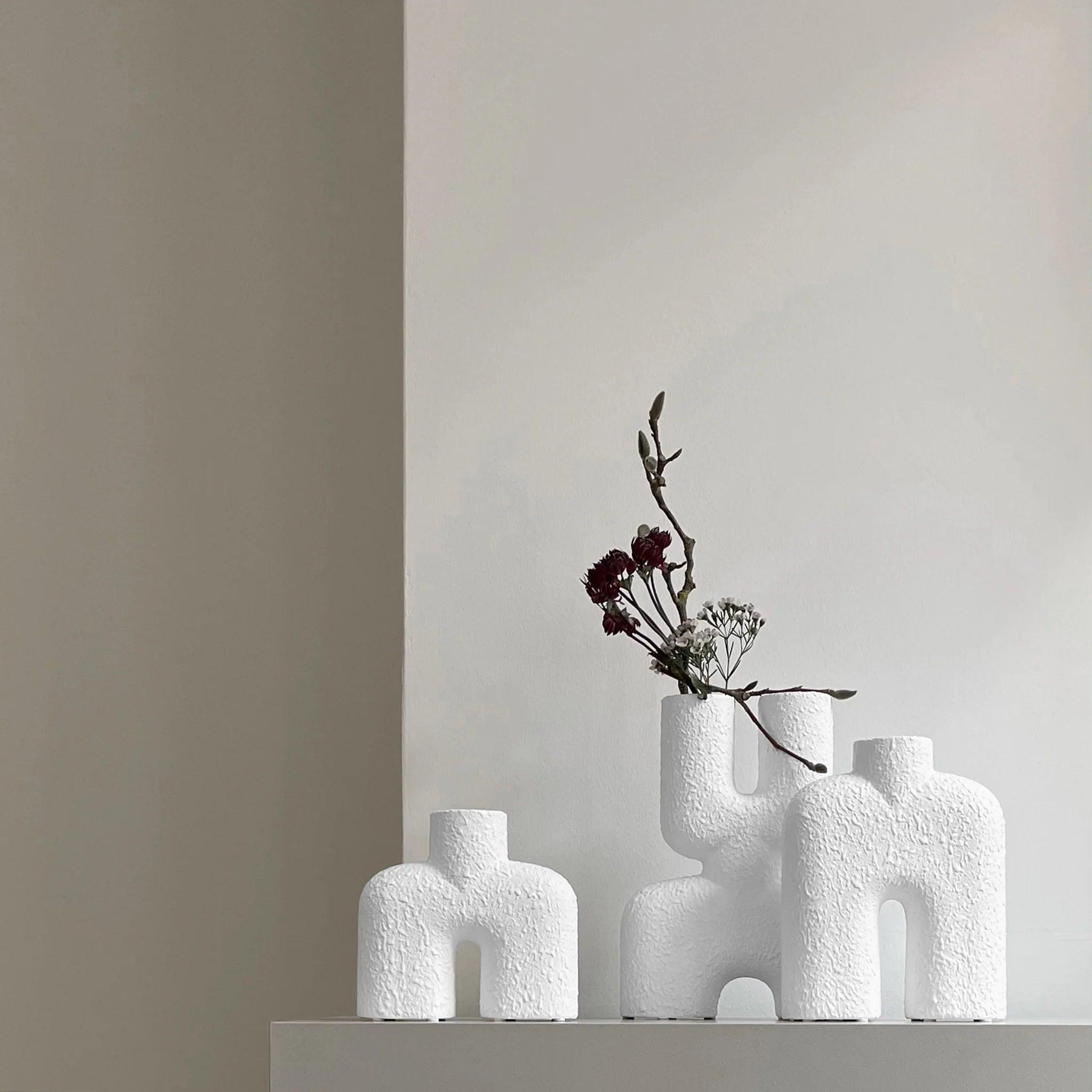 Wazon COBRA UNO BUBBLE biały 101 Copenhagen Eye on Design