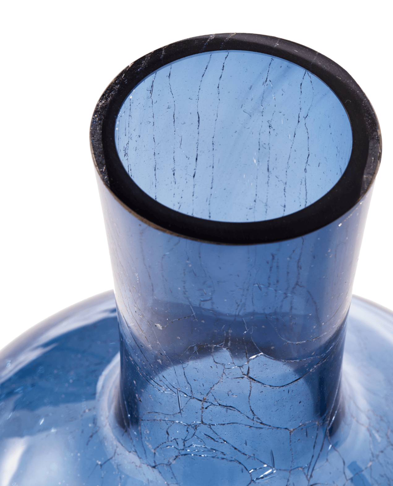 Wazon CRACKLED GLASS szafirowy Pols Potten Eye on Design