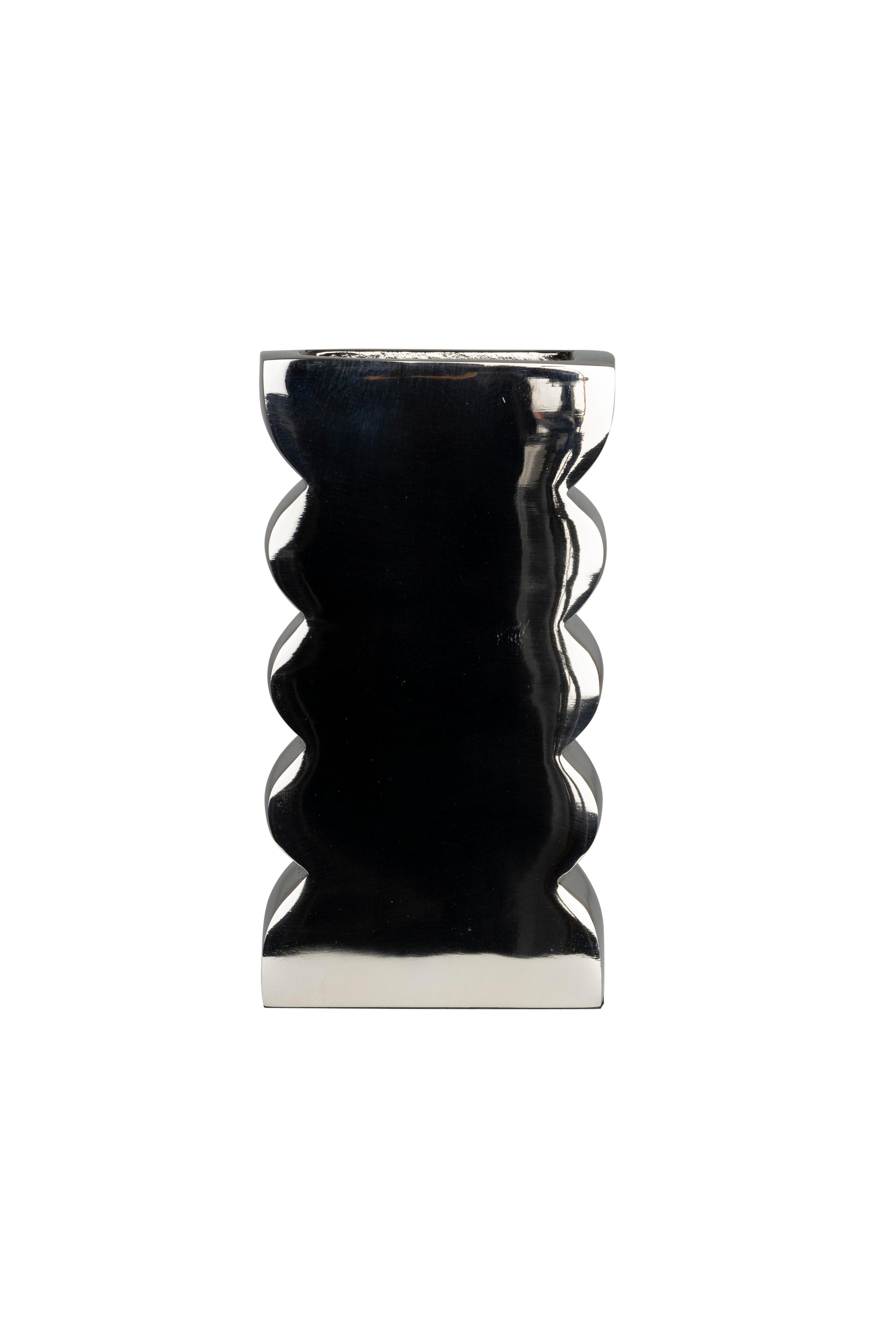 Wazon CURVES chrom Zuiver 27 cm Eye on Design