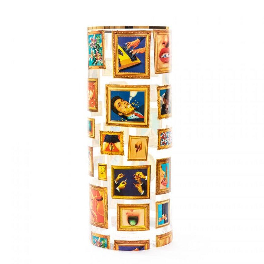 Wazon FRAMES CYLINDRICAL BIG szklany – Seletti