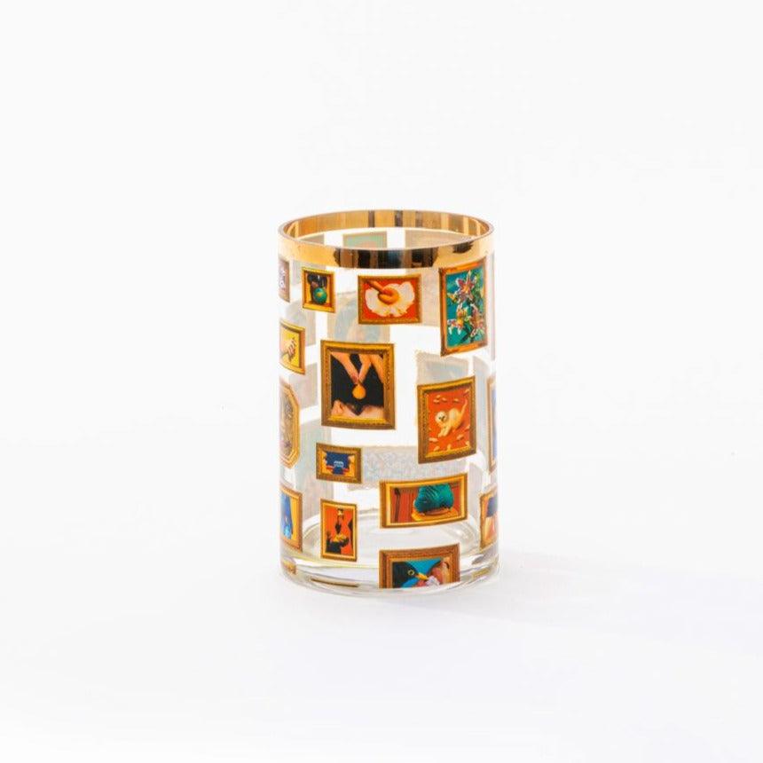 Wazon FRAMES CYLINDRICAL BIG szklany – szkło, Seletti