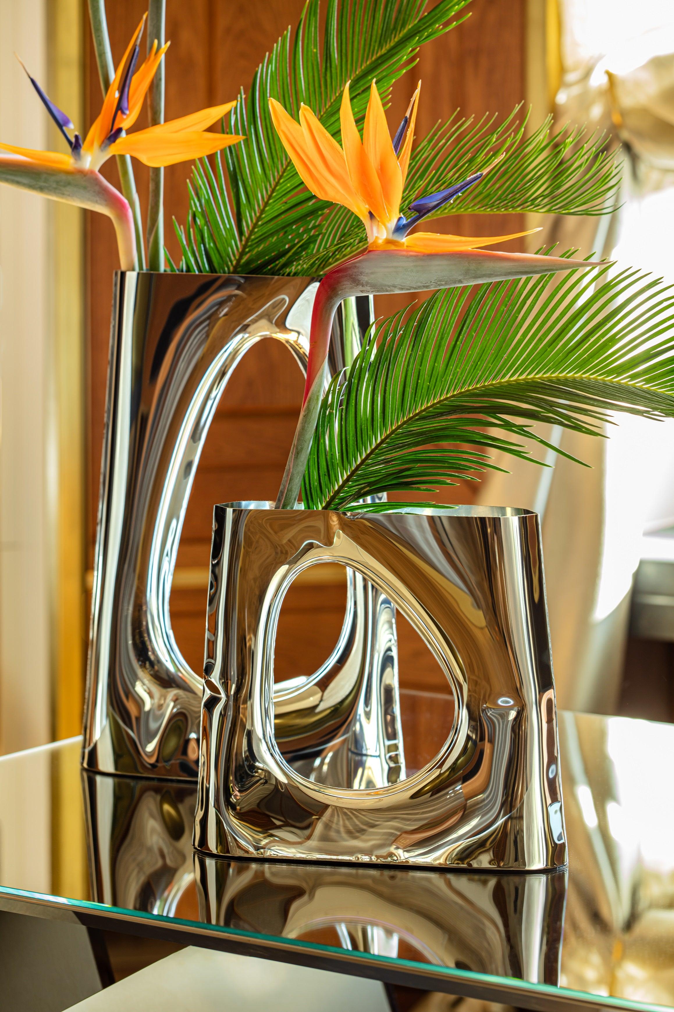 Wazon KARAVA inox Zieta Studio Eye on Design