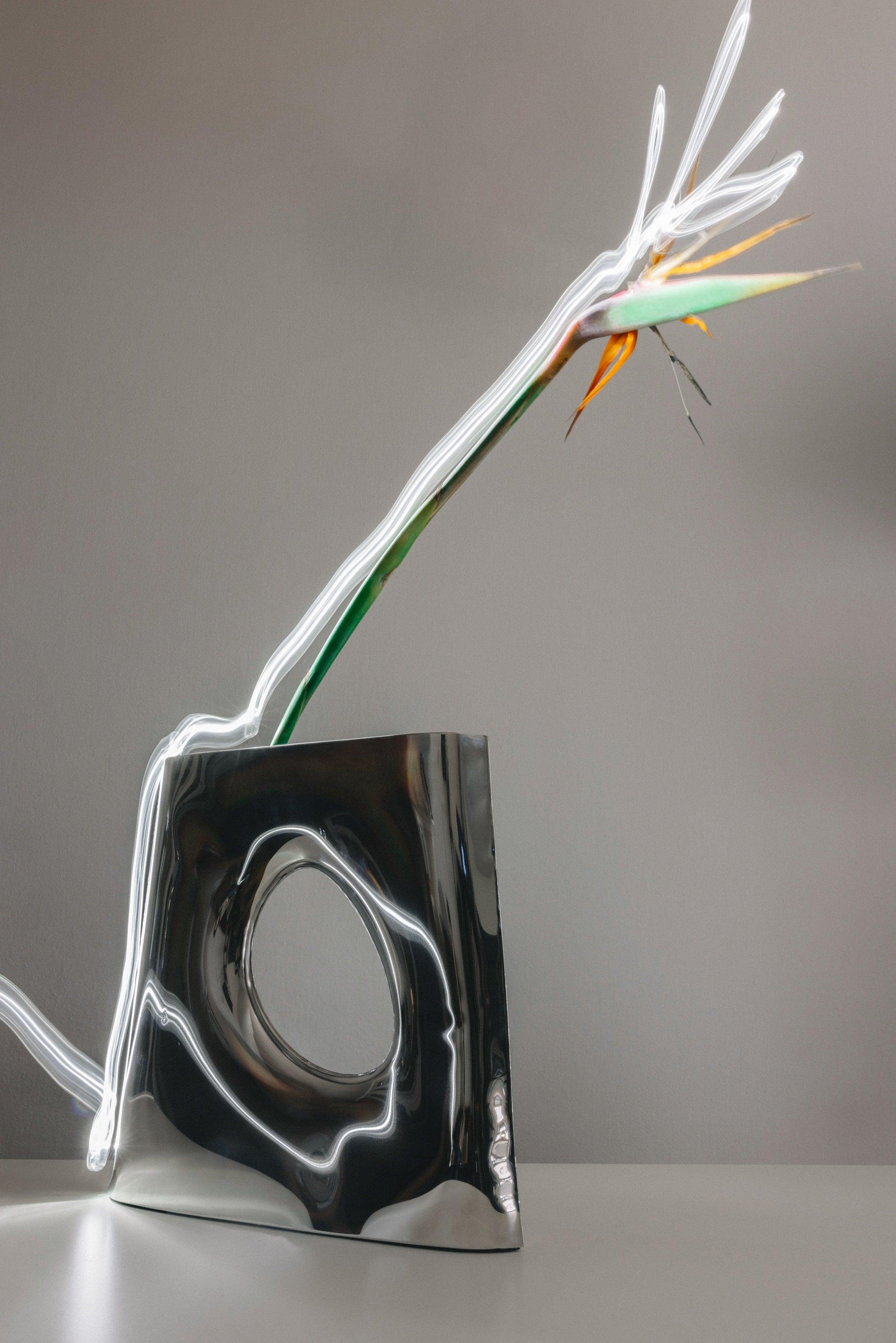 Wazon KARAVA inox Zieta Studio Eye on Design