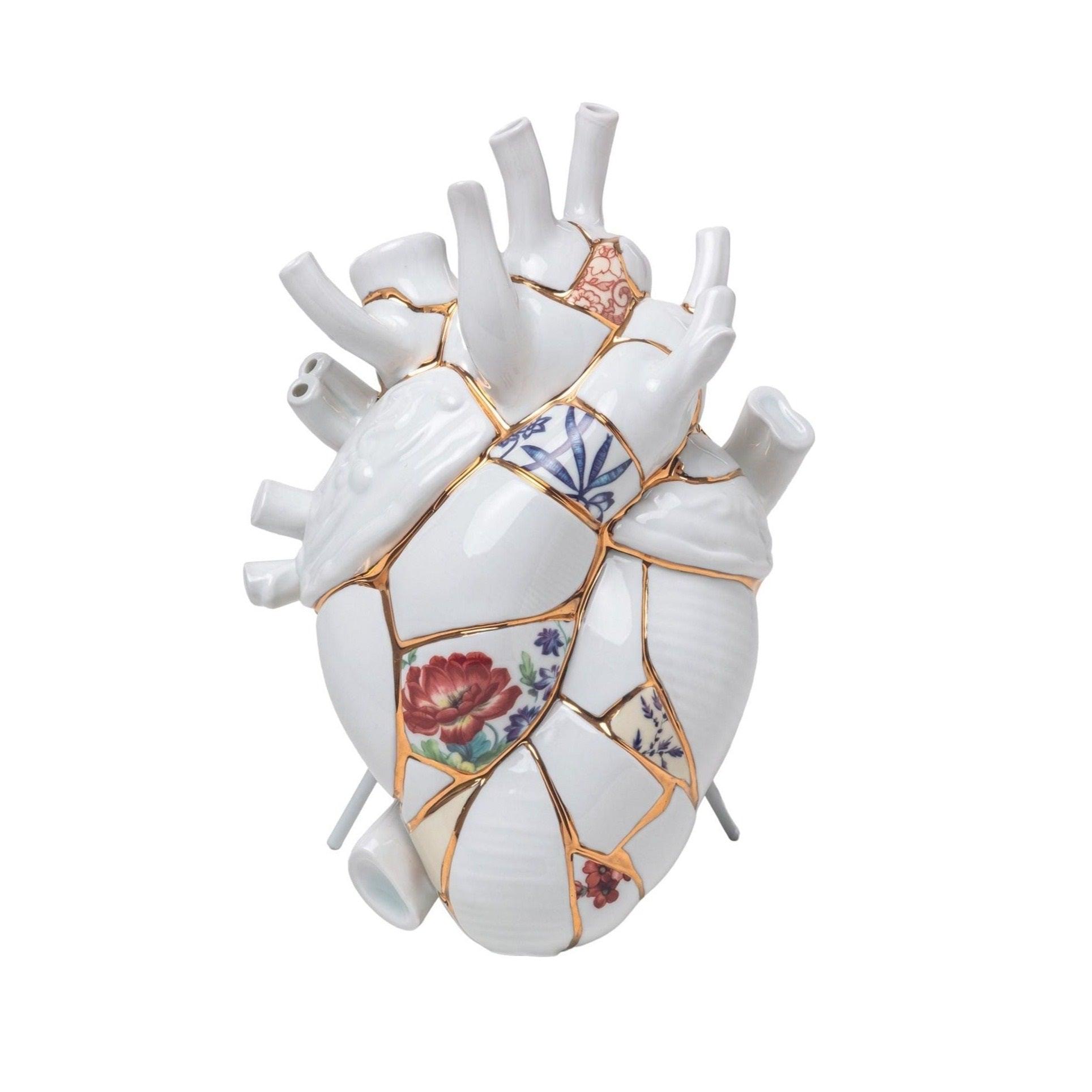 Wazon KINTSUGI LOVE IN BLOOM porcelanowy Seletti Eye on Design