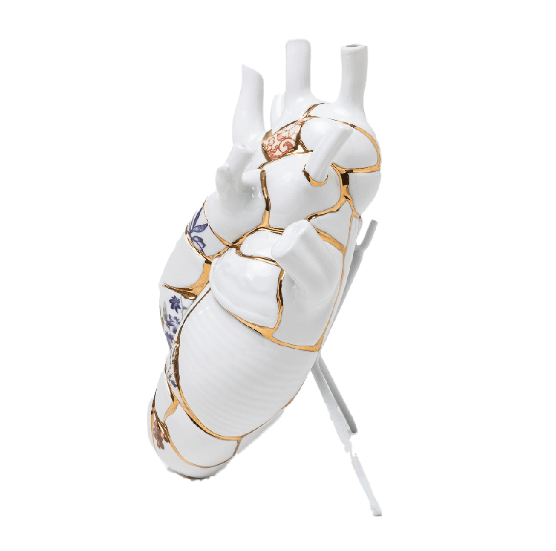 Wazon KINTSUGI LOVE IN BLOOM porcelanowy Seletti Eye on Design