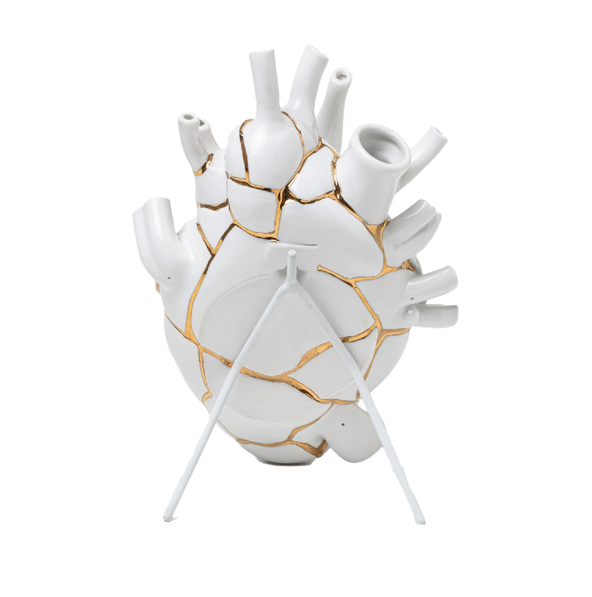 Wazon KINTSUGI LOVE IN BLOOM porcelanowy Seletti Eye on Design