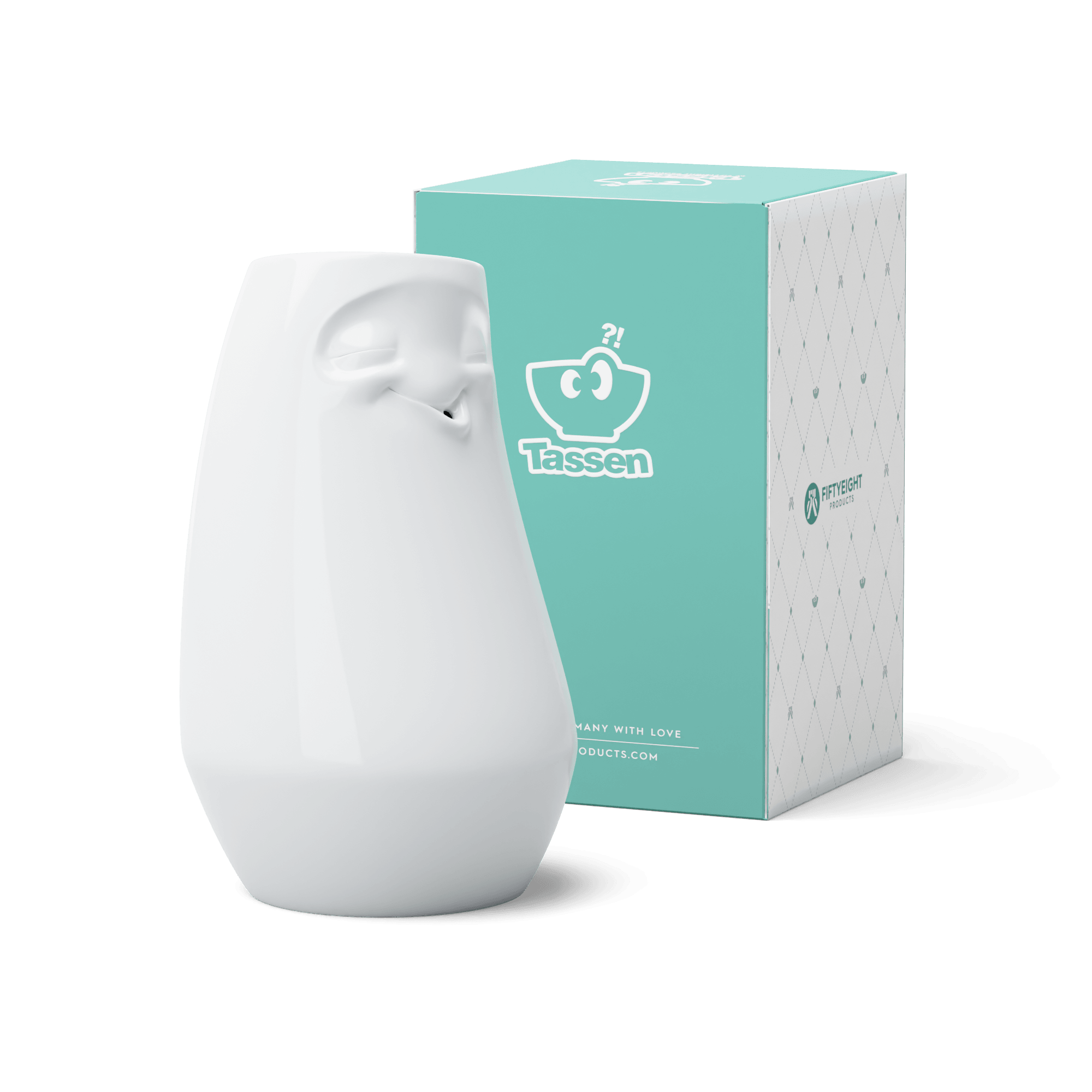 Wazon LAID-BACK biały 58products Eye on Design