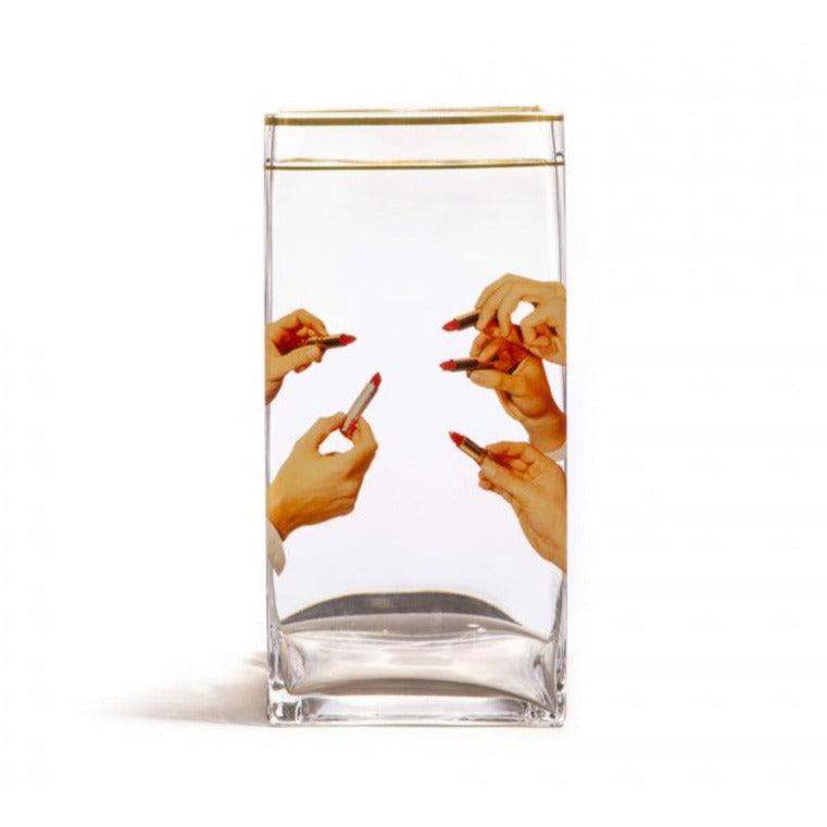 Wazon LIPSTICK szklany Seletti Eye on Design