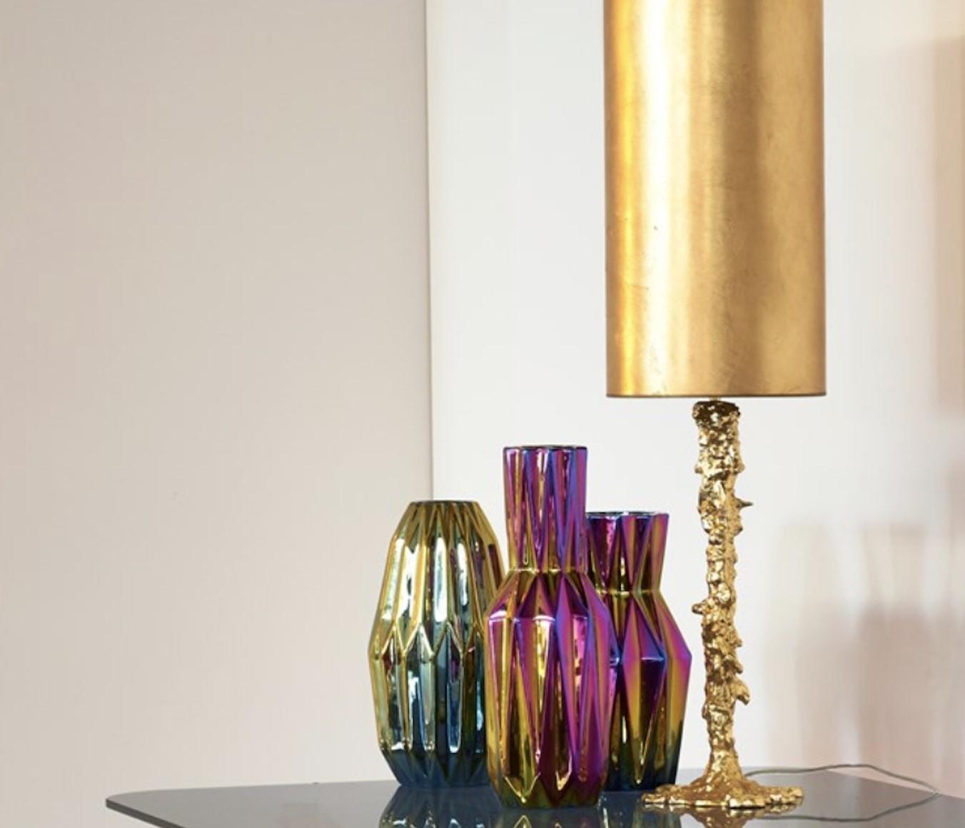 Wazon OILY FOLDS petrol Pols Potten Eye on Design