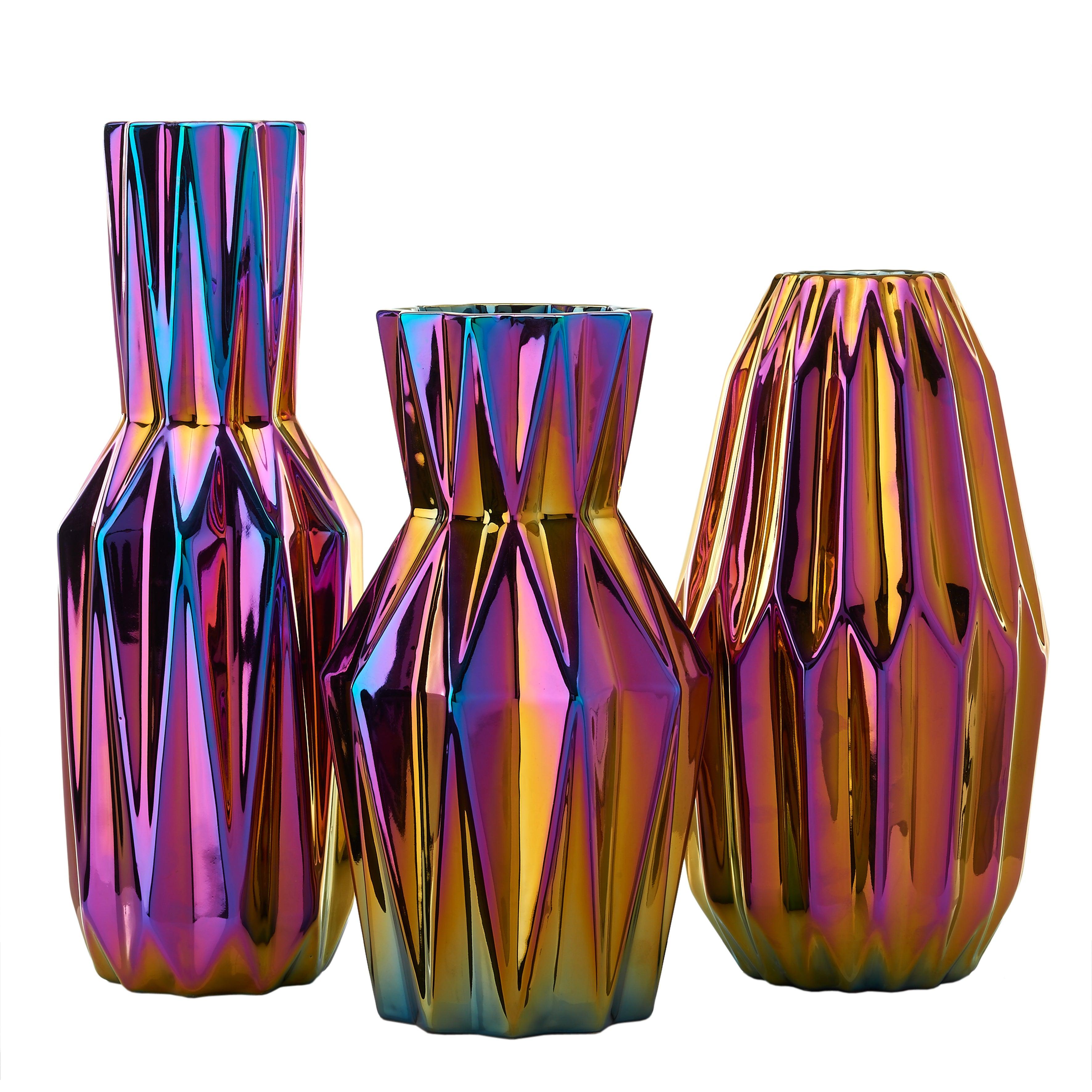 Wazon OILY FOLDS petrol Pols Potten Eye on Design