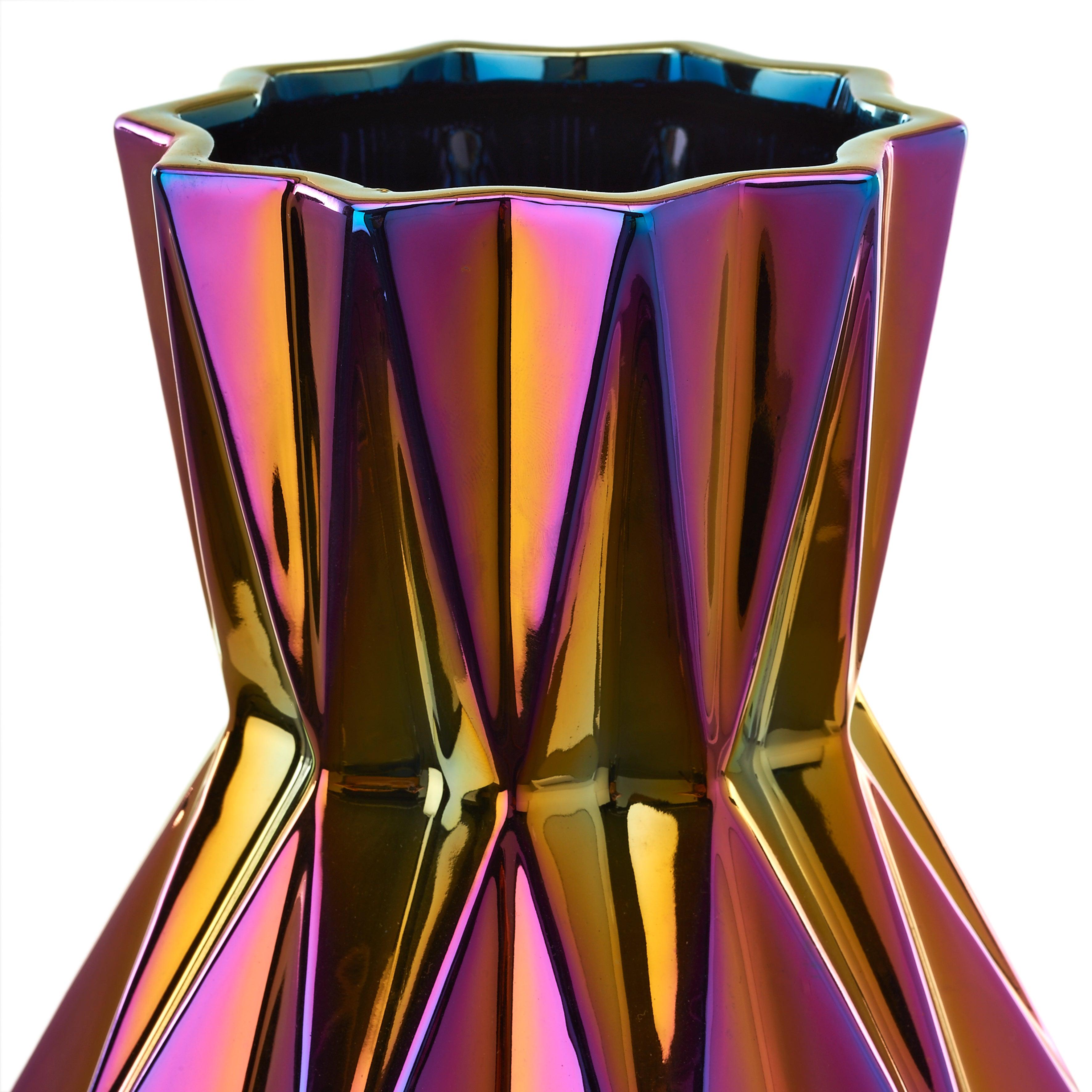 Wazon OILY FOLDS petrol Pols Potten Eye on Design