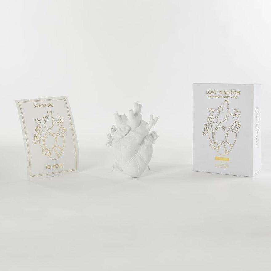 Wazon porcelanowy LOVE IN BLOOM biały Seletti Eye on Design