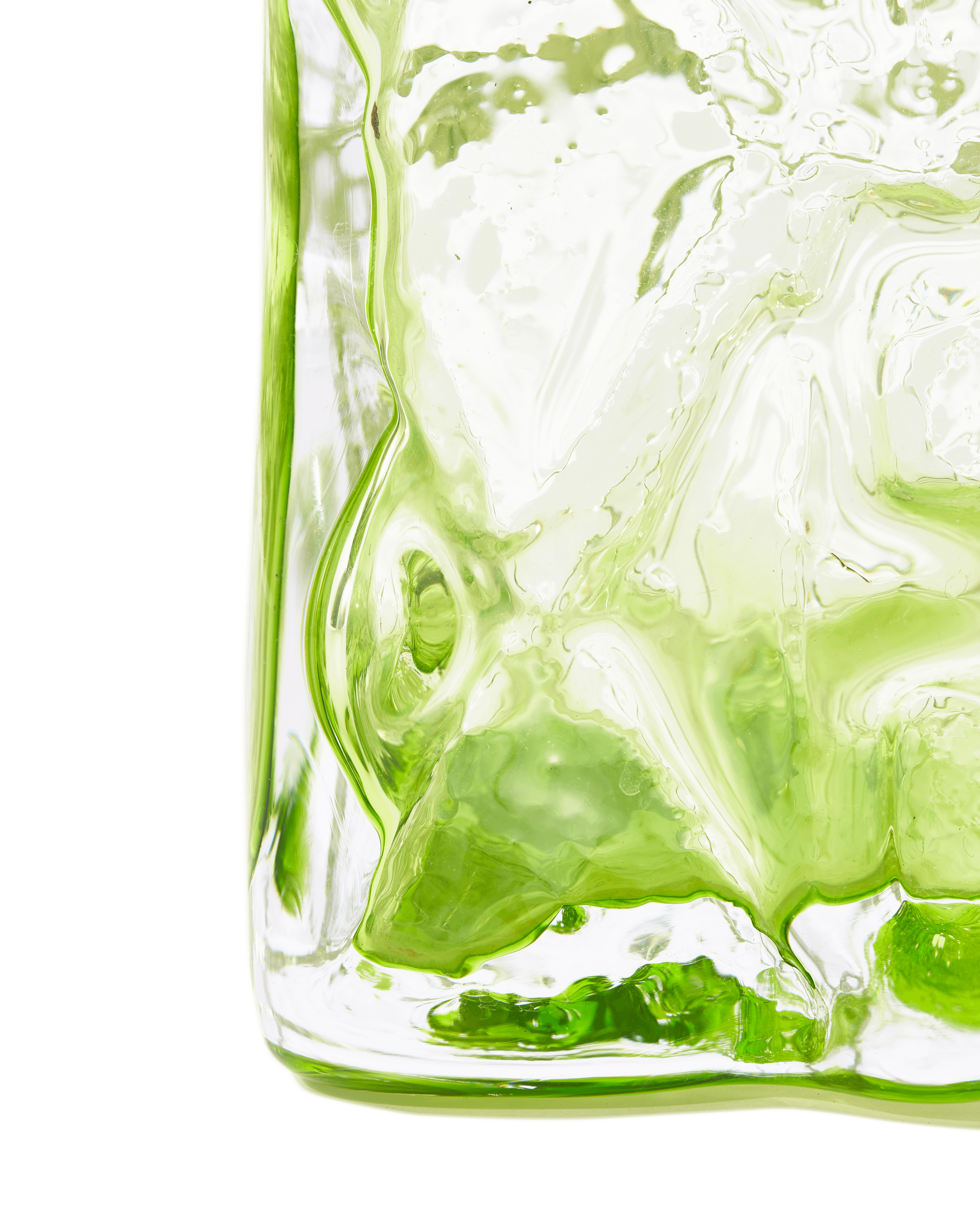 Wazon RELIEF limonkowy Pols Potten Eye on Design