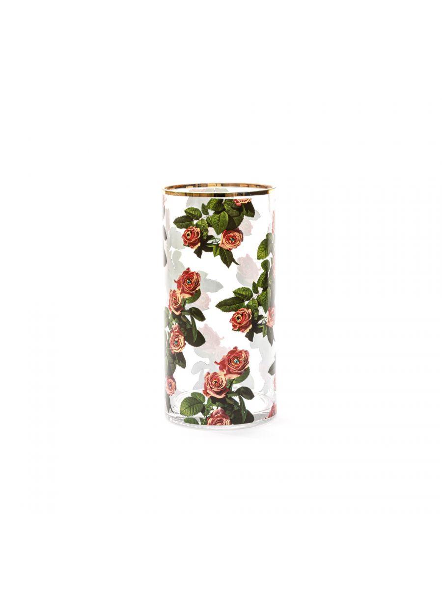 Wazon ROSE CYLINDRICAL szklany Seletti Eye on Design