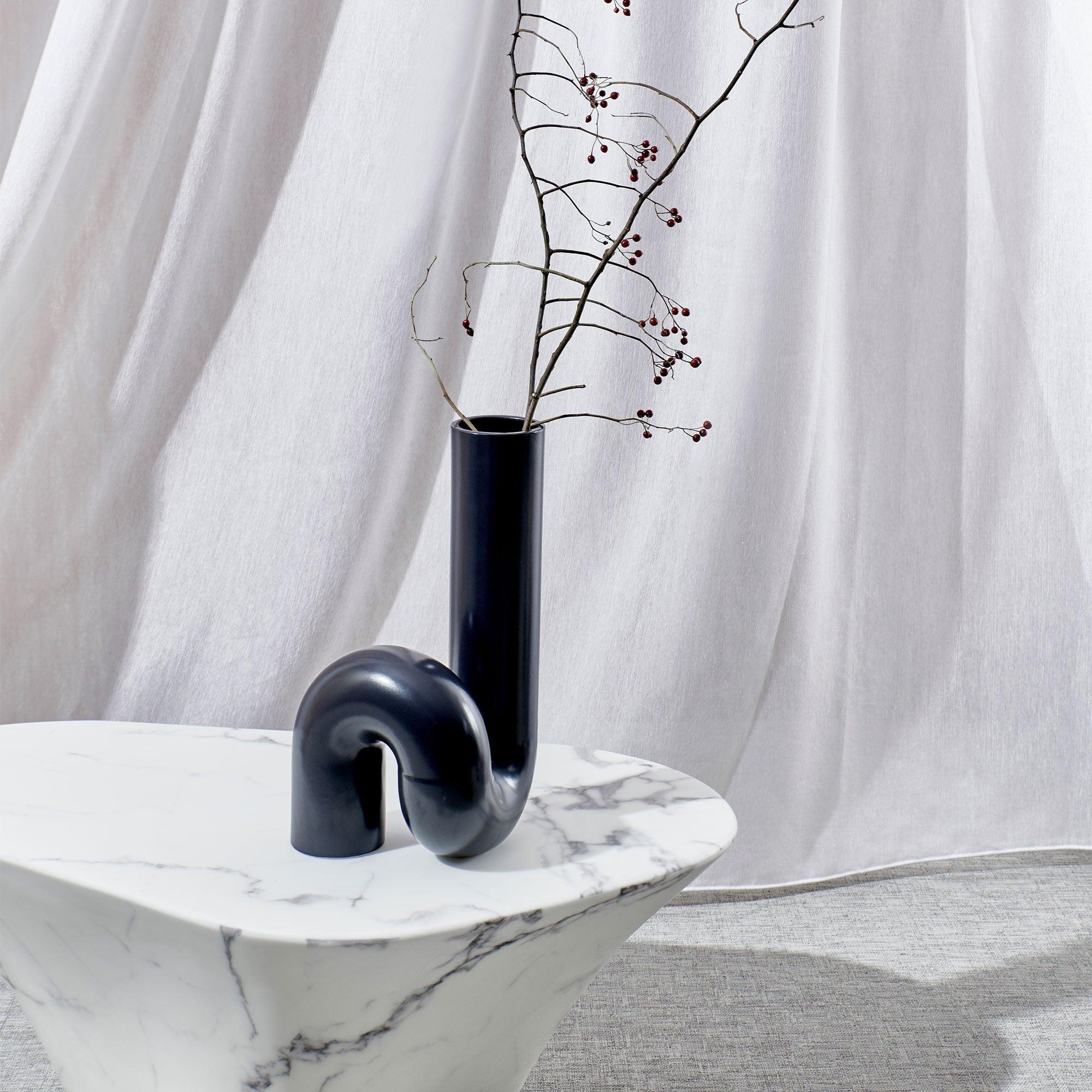 Wazon YOURTUBE czarny Pols Potten Eye on Design