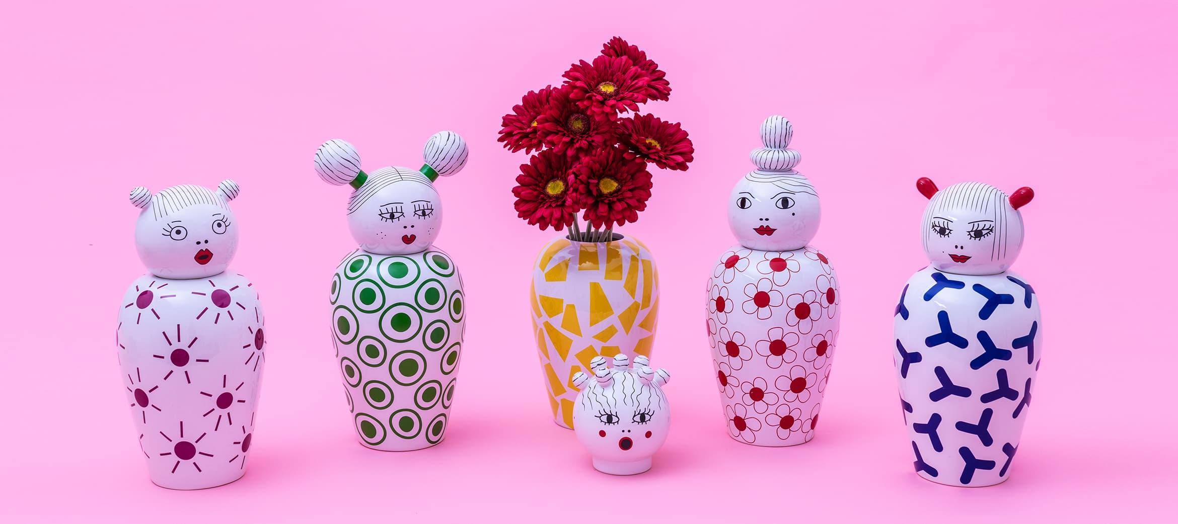 Wazon z pokrywą CANOPIE - ZOE Seletti Eye on Design