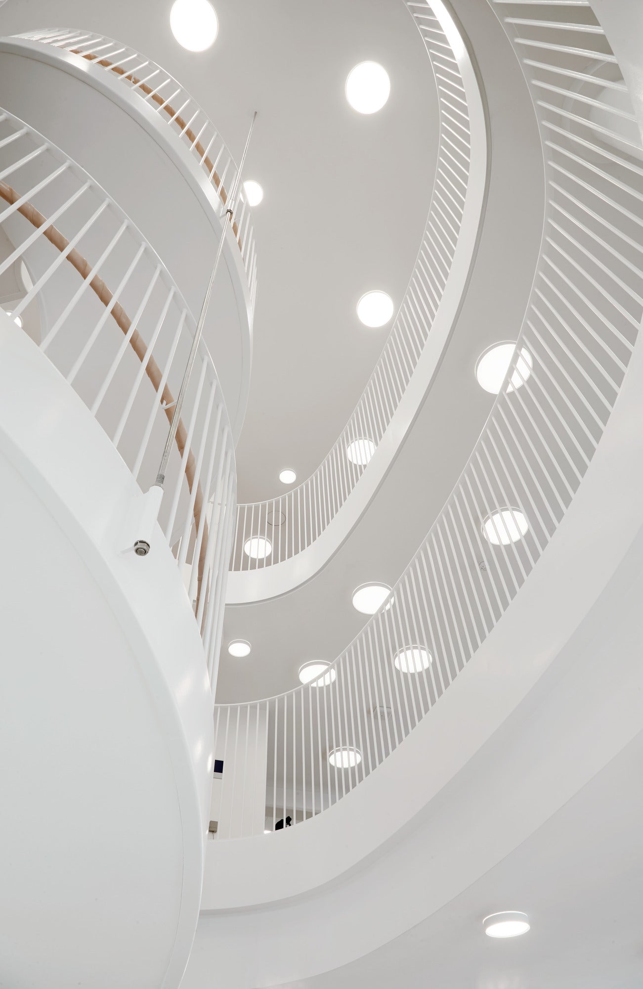 Plafond inbouw LP SLIM ROND HALF-VERZONKEN wit