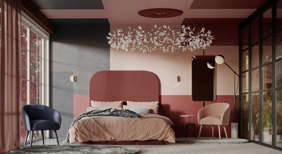 Wezgłowie PLUM 5 brunatny Happy Barok Eye on Design