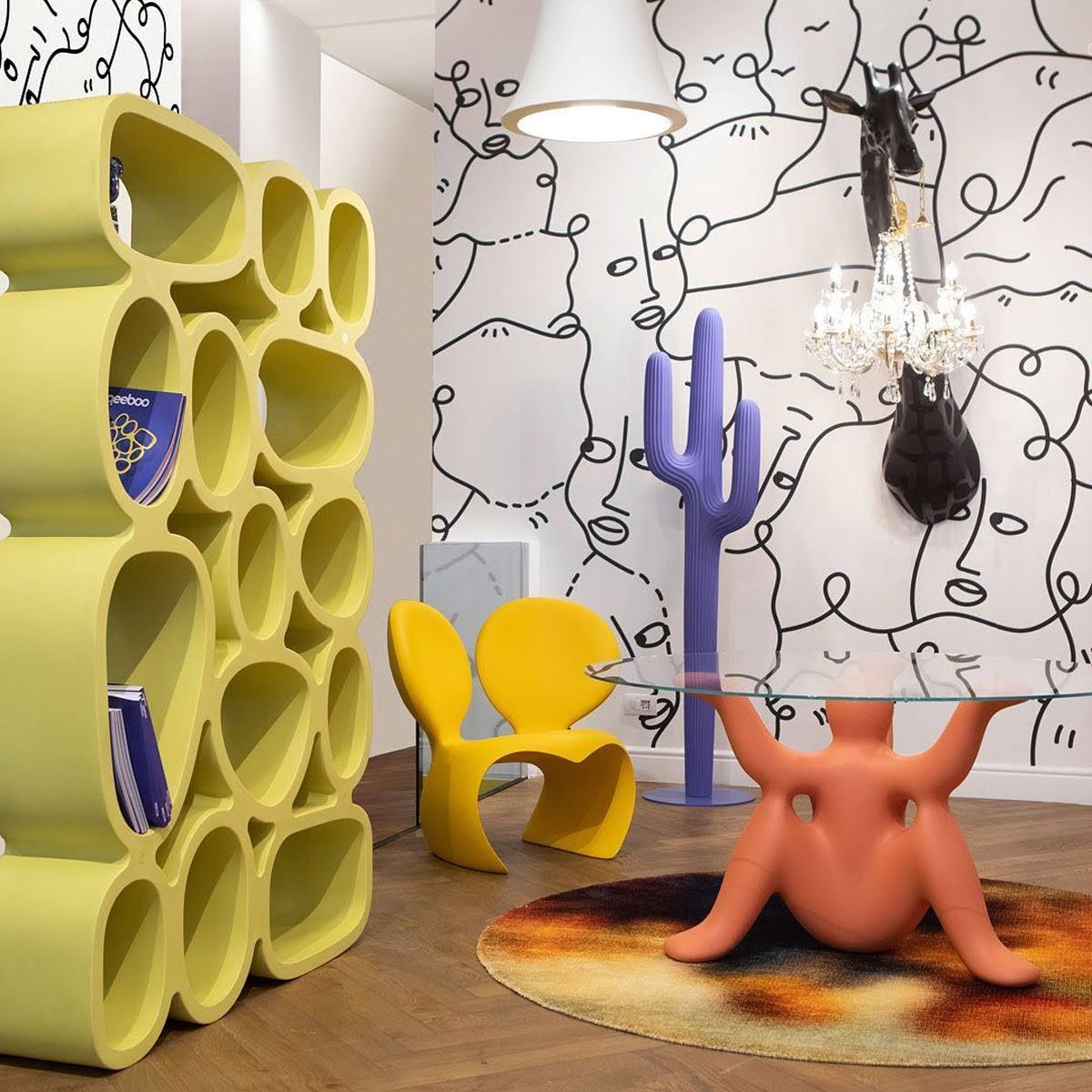 Wieszak SAGUARO fioletowy Qeeboo Eye on Design