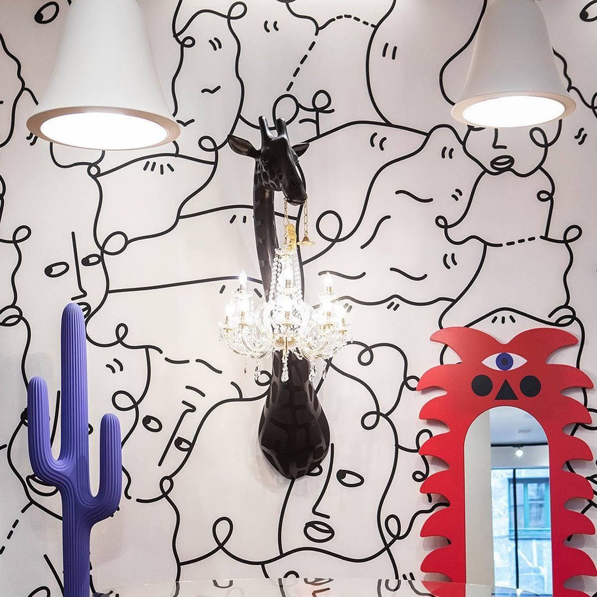 Wieszak SAGUARO fioletowy Qeeboo Eye on Design