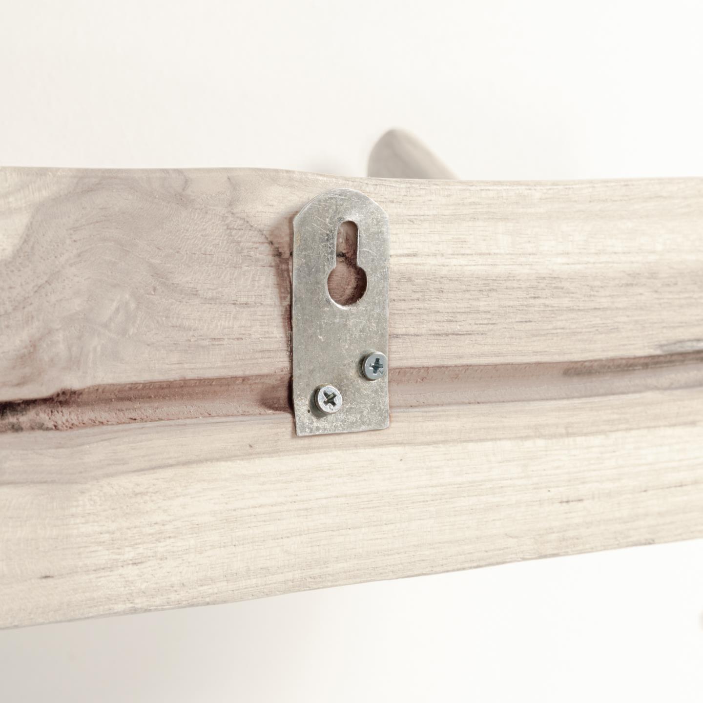 Wieszak ścienny GAILLECH lite drewno tekowe La Forma Eye on Design