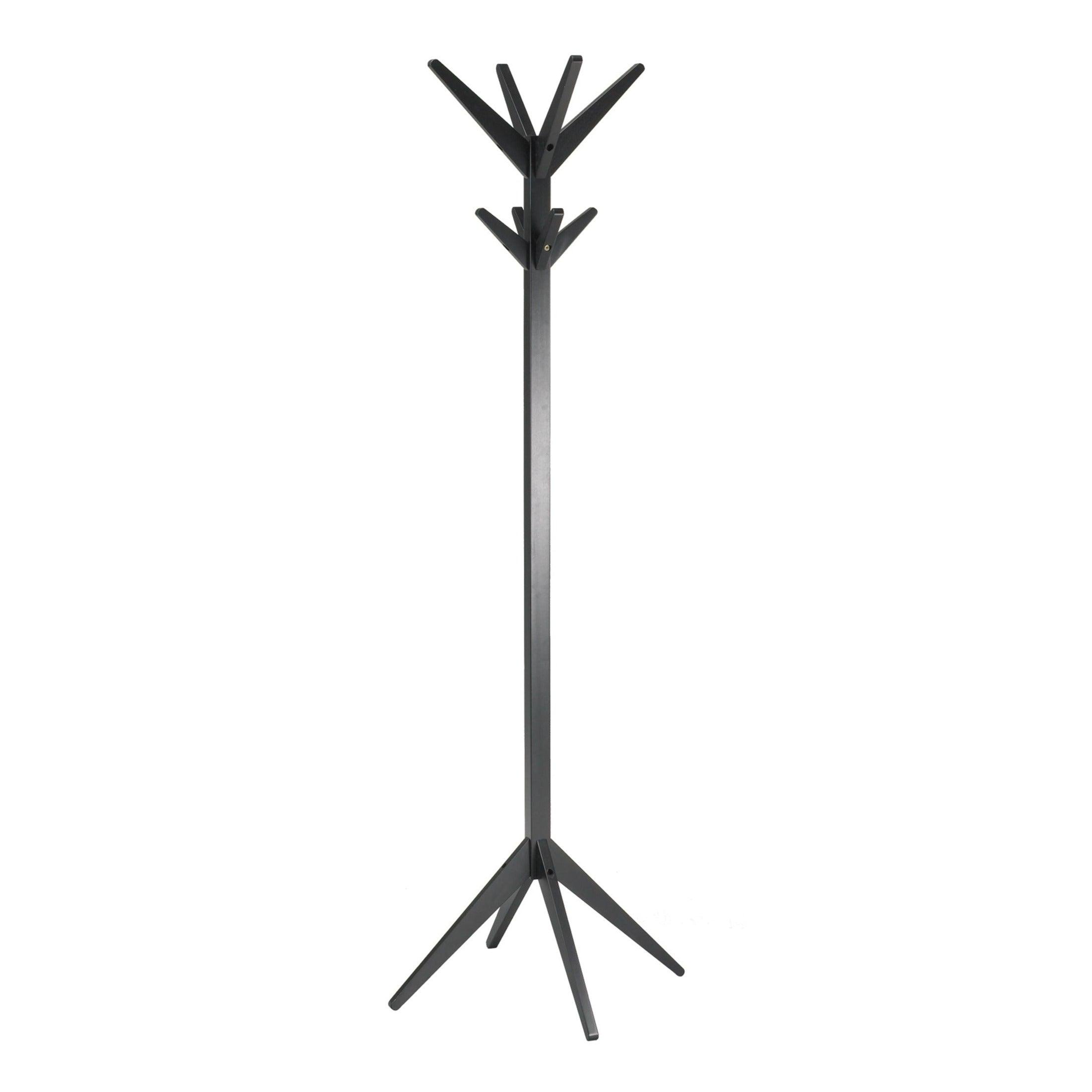 Wieszak stojący STUDIO czarne drewno Woood Eye on Design