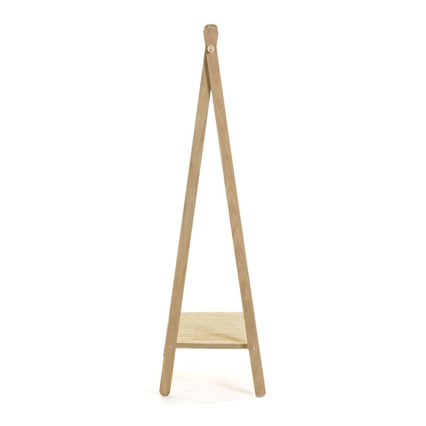 Wieszak z półką NATANE lite drewno brzozowe La Forma Eye on Design