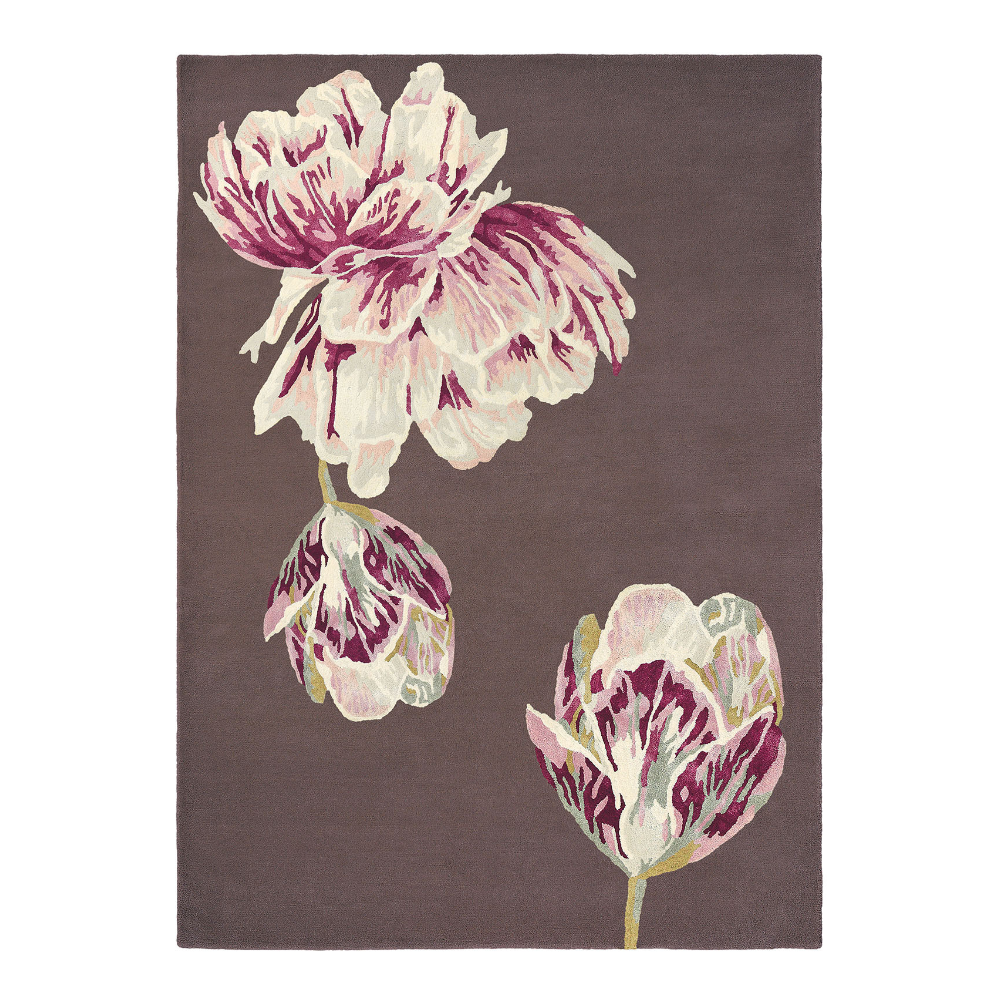 Vloerkleed TRANQUILITY AUBERGINE bruin