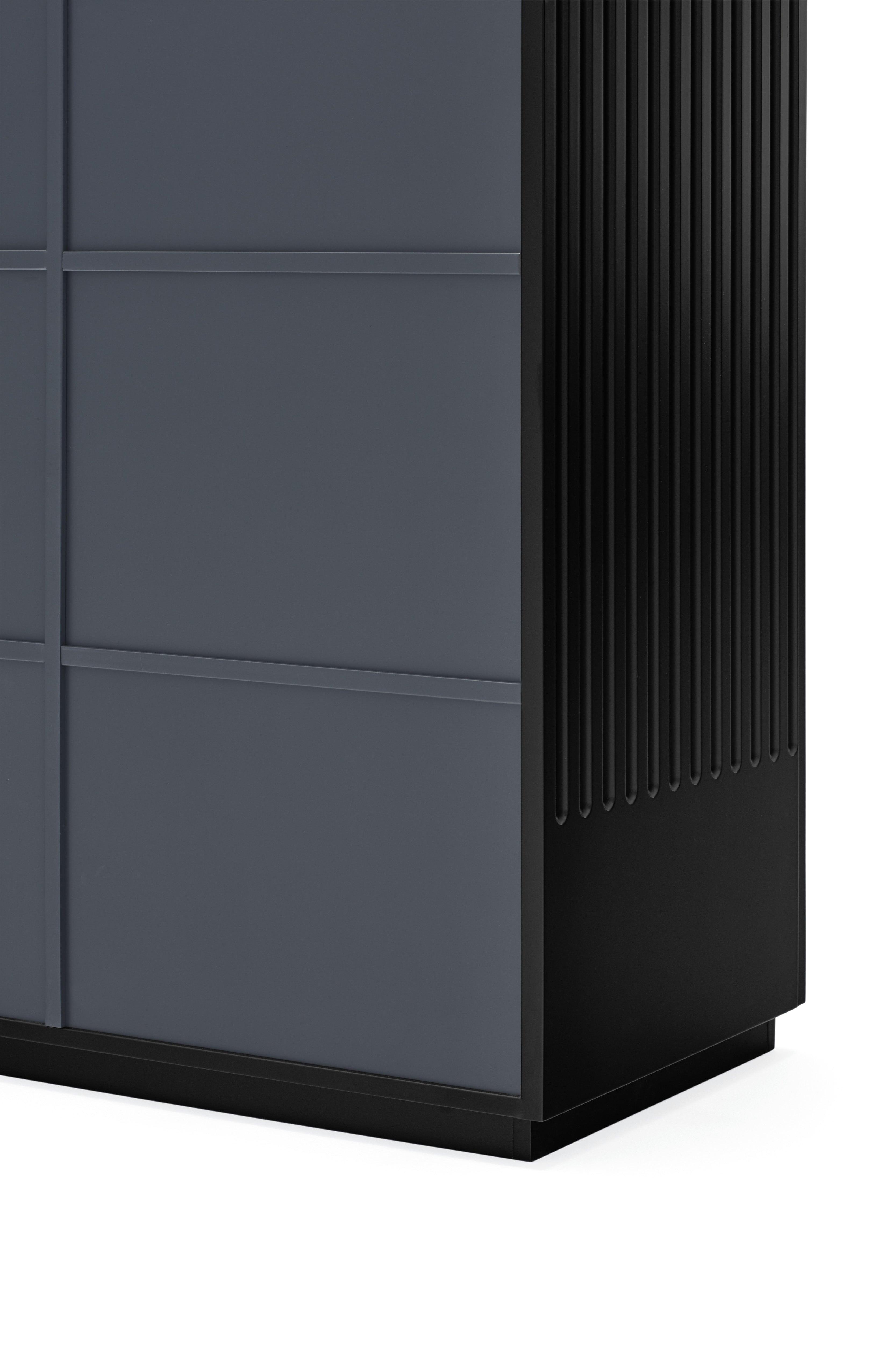 Wysoka komoda DORIC czarny Teulat Eye on Design