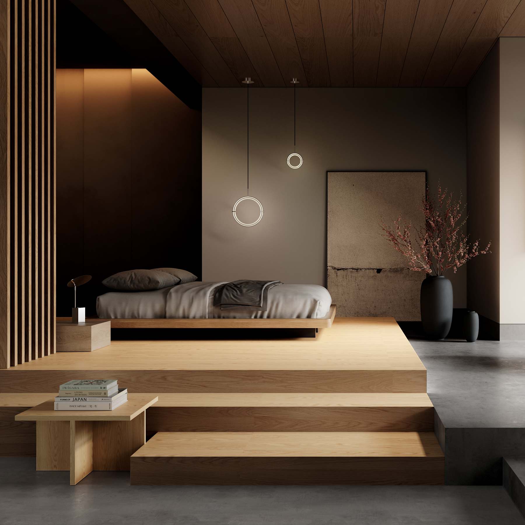 Vaas SUNAO SLIM zwarte keramiek