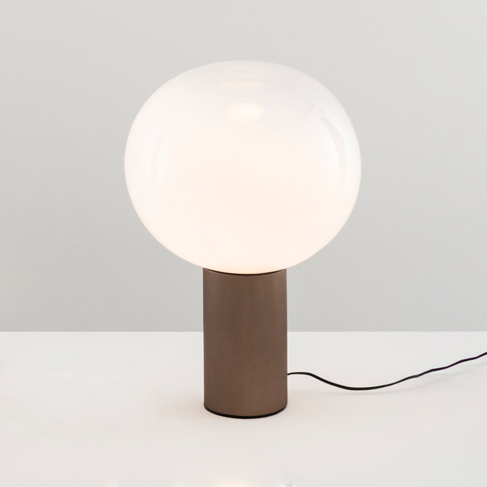LAGUNA table lamp satin brown
