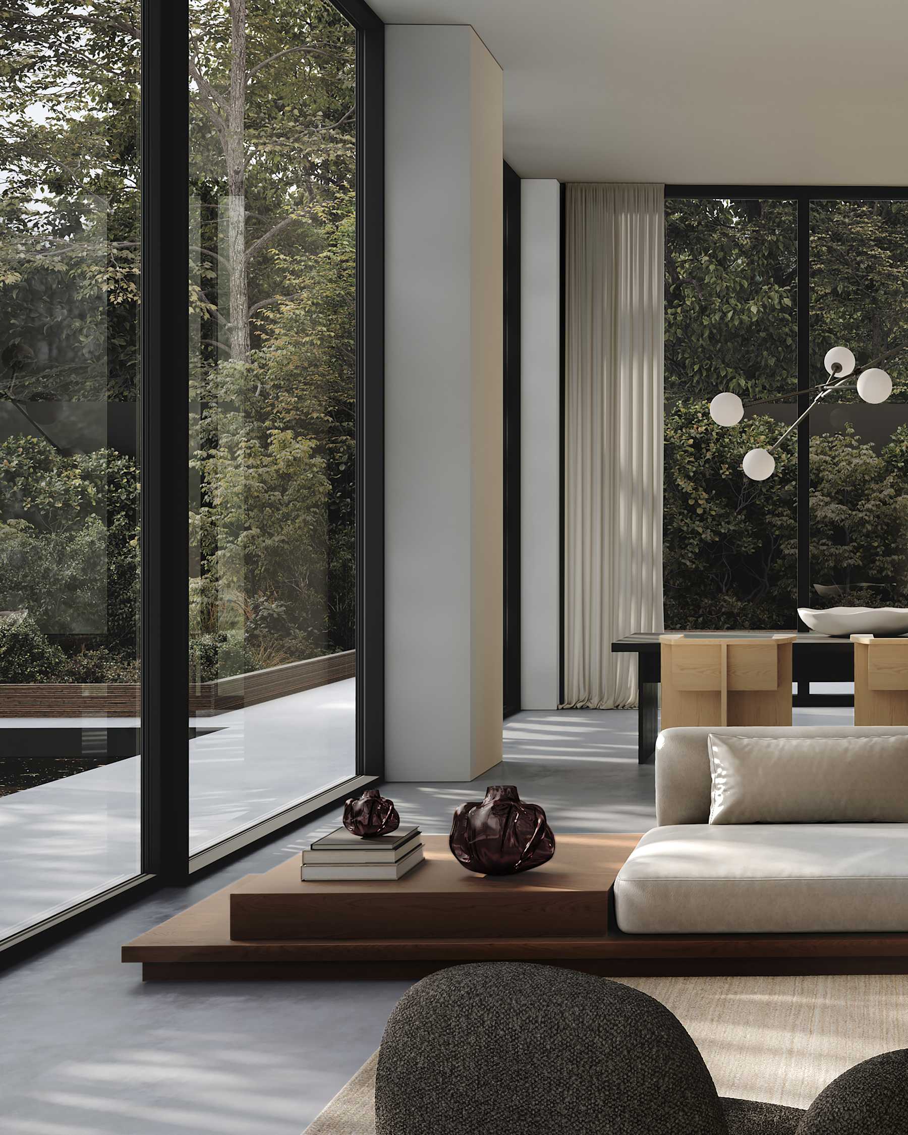 Vaas WABI bruin glas