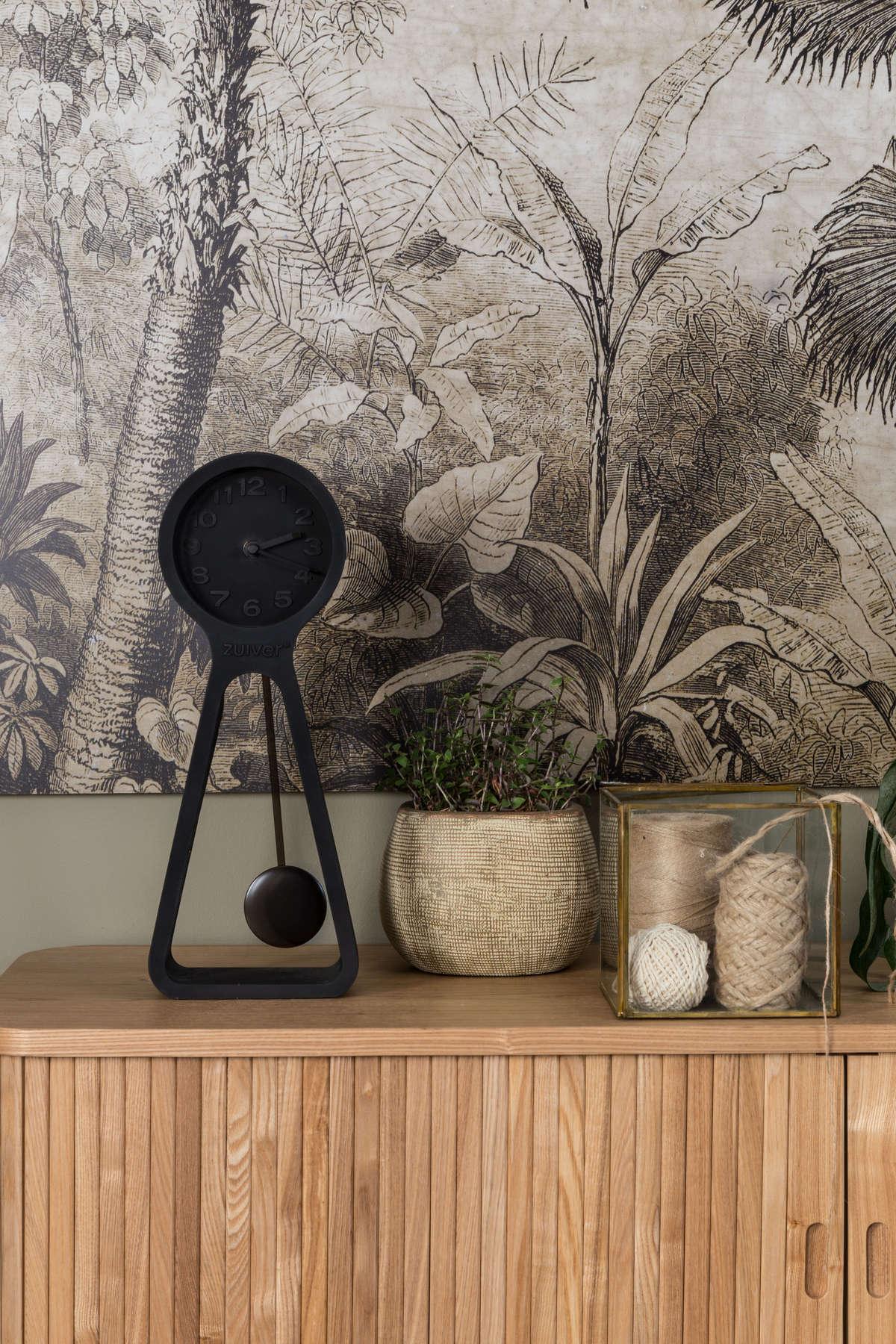 Zegar PENDULUM czarny Zuiver Eye on Design