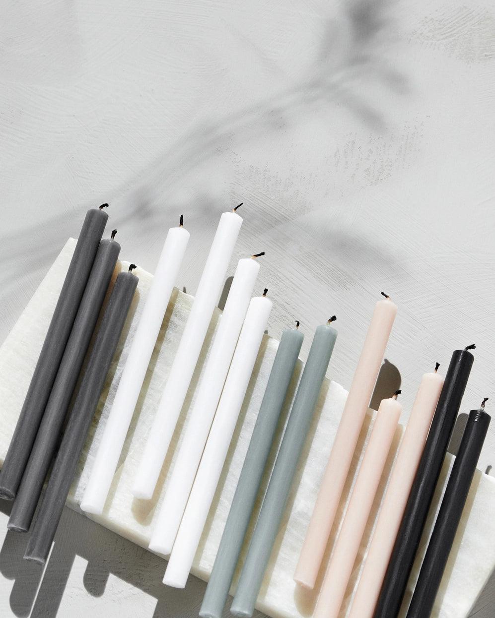 Zestaw 12 świeczek STOFF NAGEL biały Stoff Nagel Eye on Design