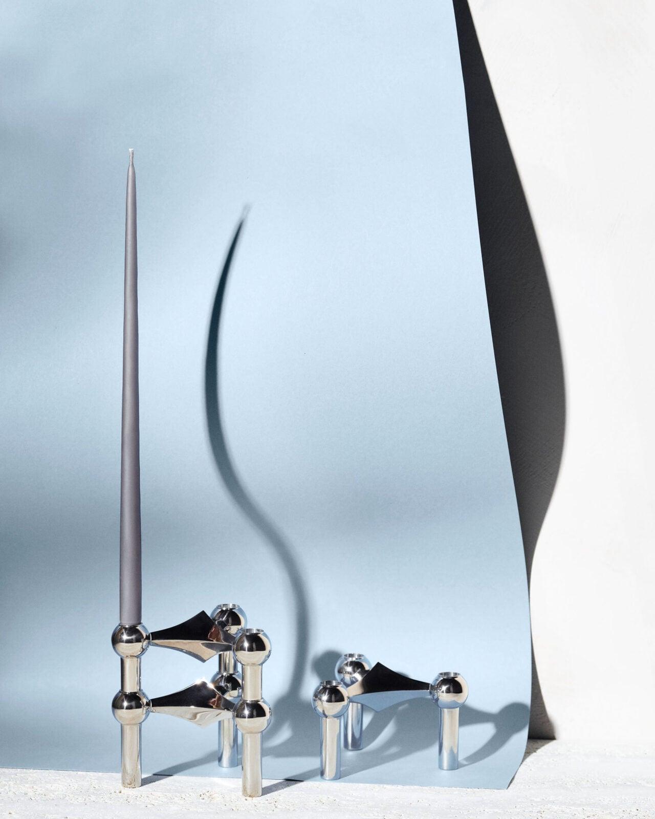 Zestaw 6 świeczek STOFF NAGEL ciemnoszary Stoff Nagel Eye on Design