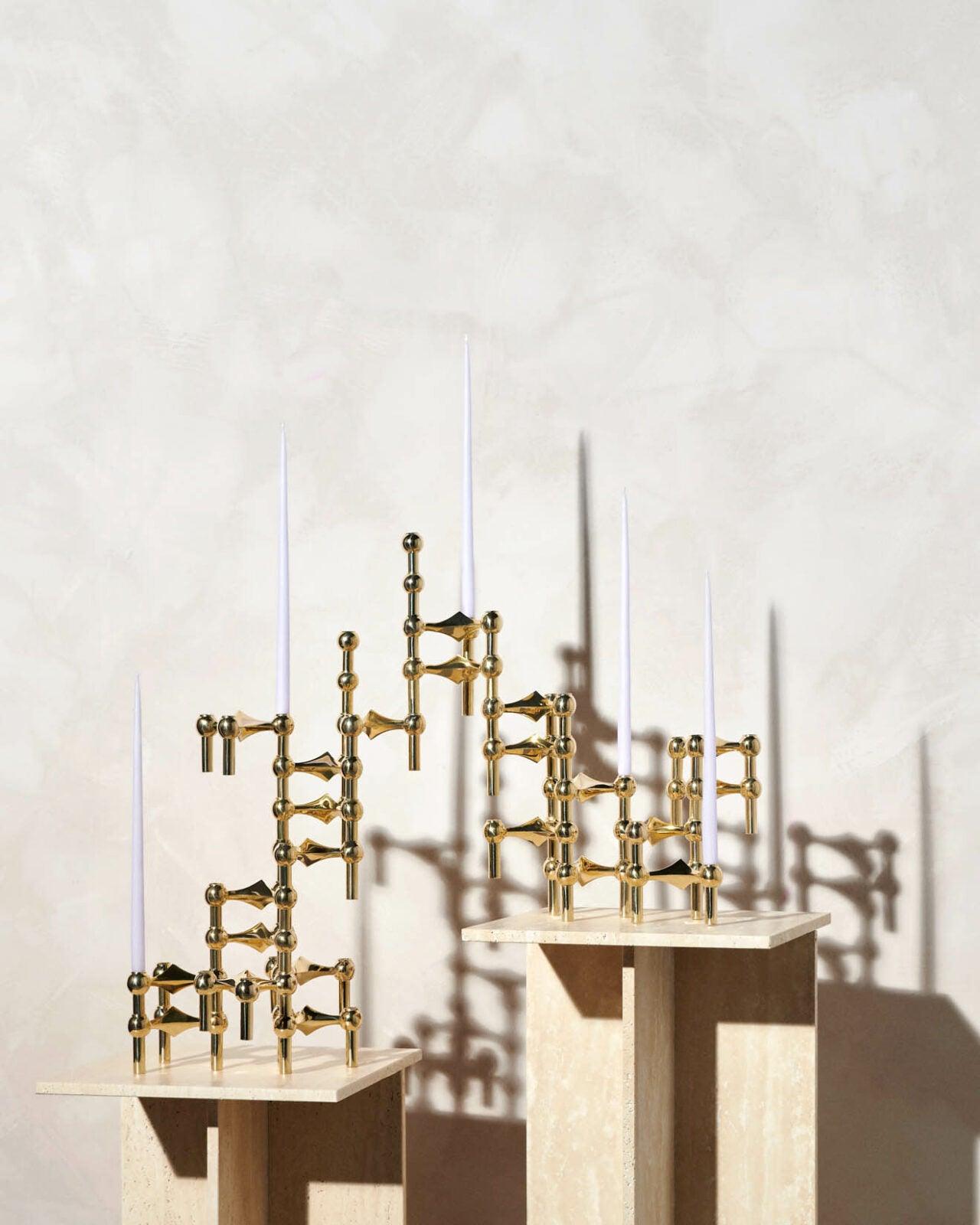 Zestaw 6 świeczek STOFF NAGEL jasnofioletowy Stoff Nagel Eye on Design