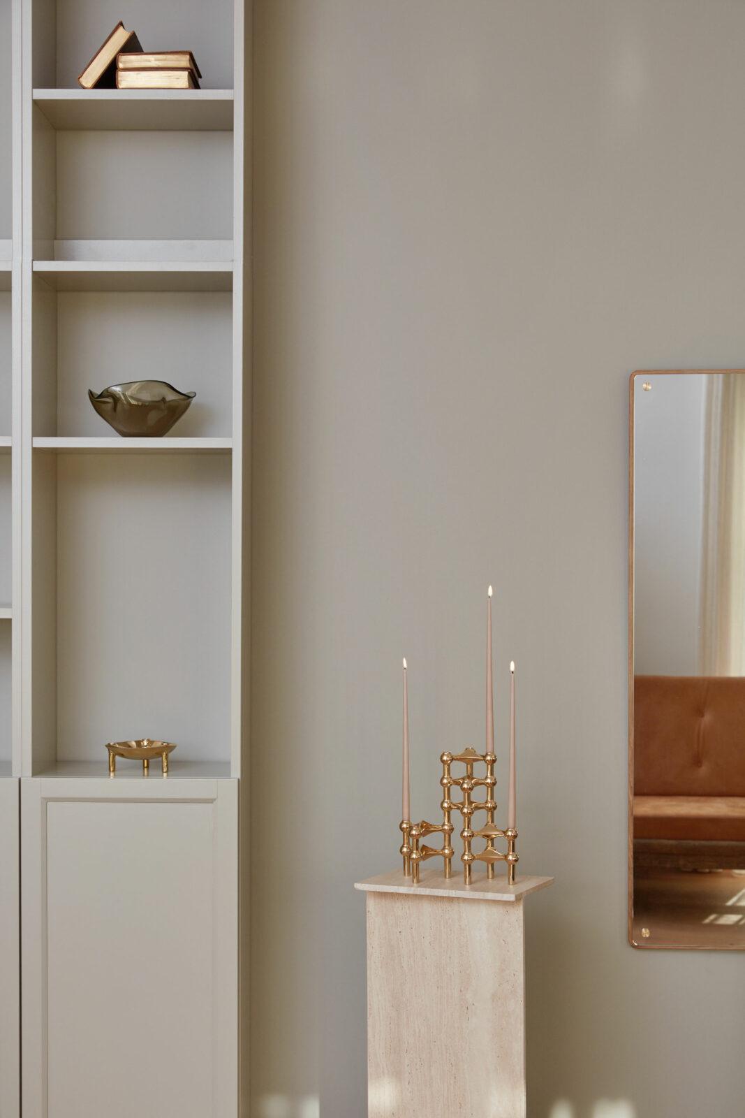 Zestaw 6 świeczek STOFF NAGEL kremowy beż Stoff Nagel Eye on Design