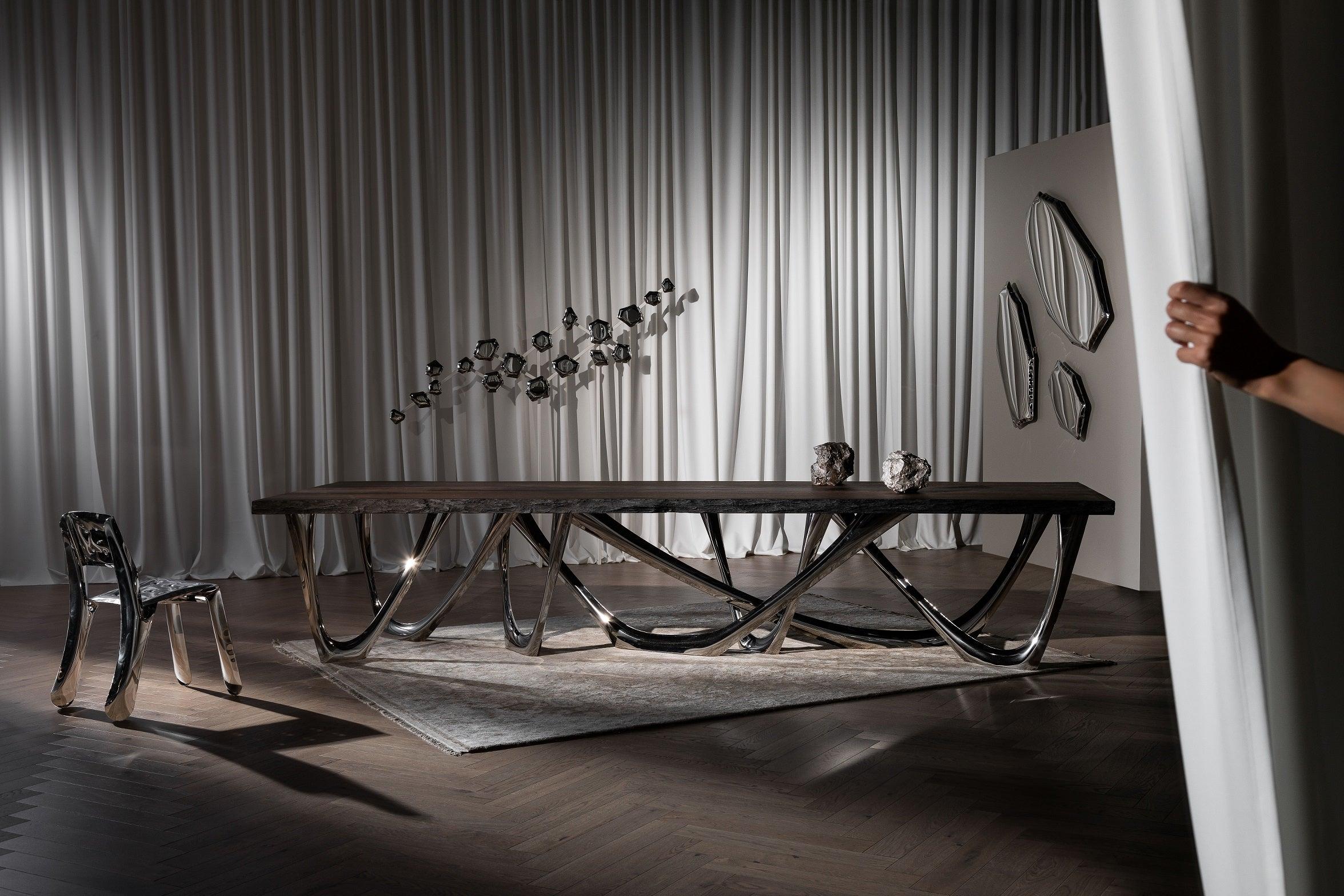 Zestaw dekoracyjnych wieszaków KAMYKI gradient szmaragd Zieta Studio Eye on Design