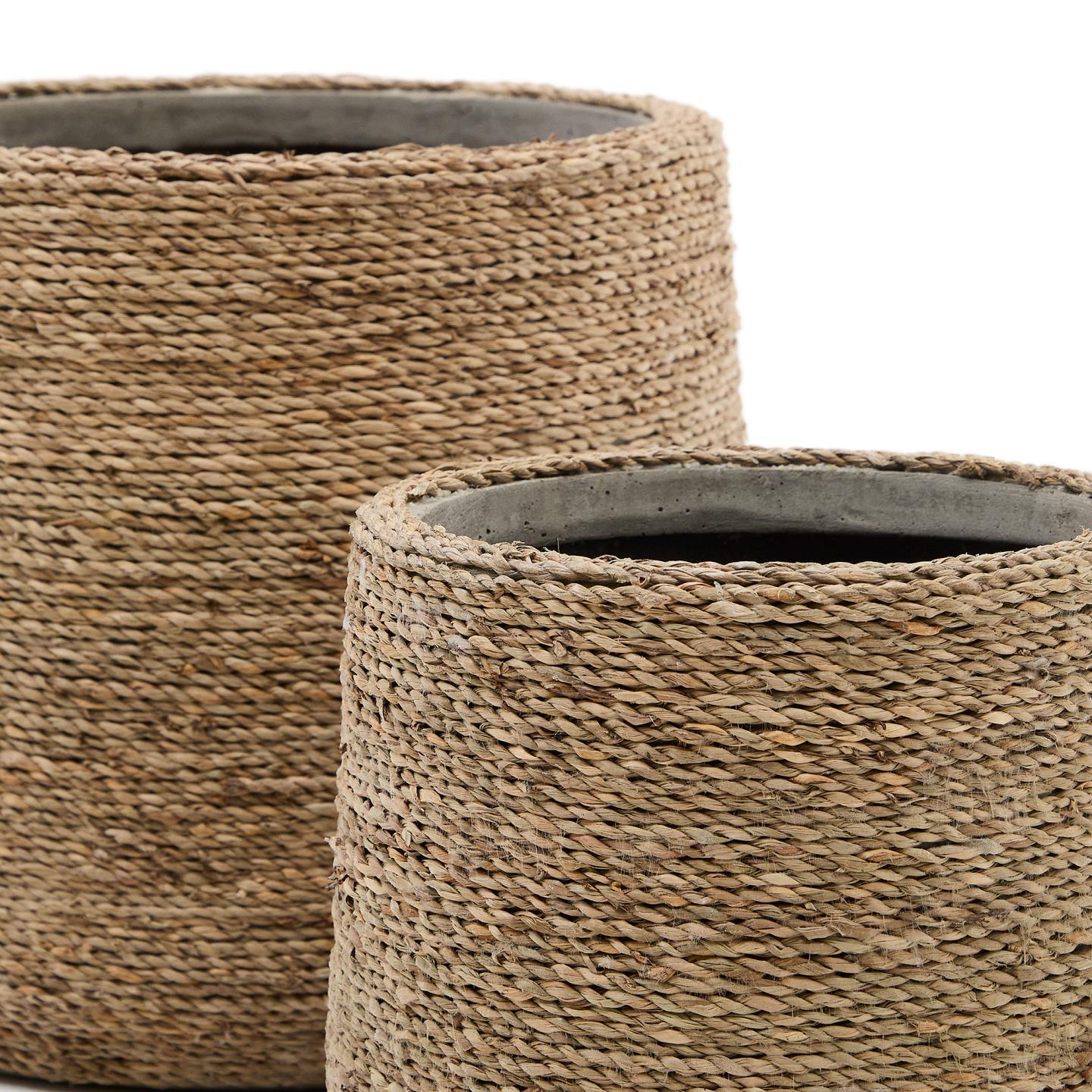 Zestaw doniczek SIGAL trawa esparto La Forma Eye on Design