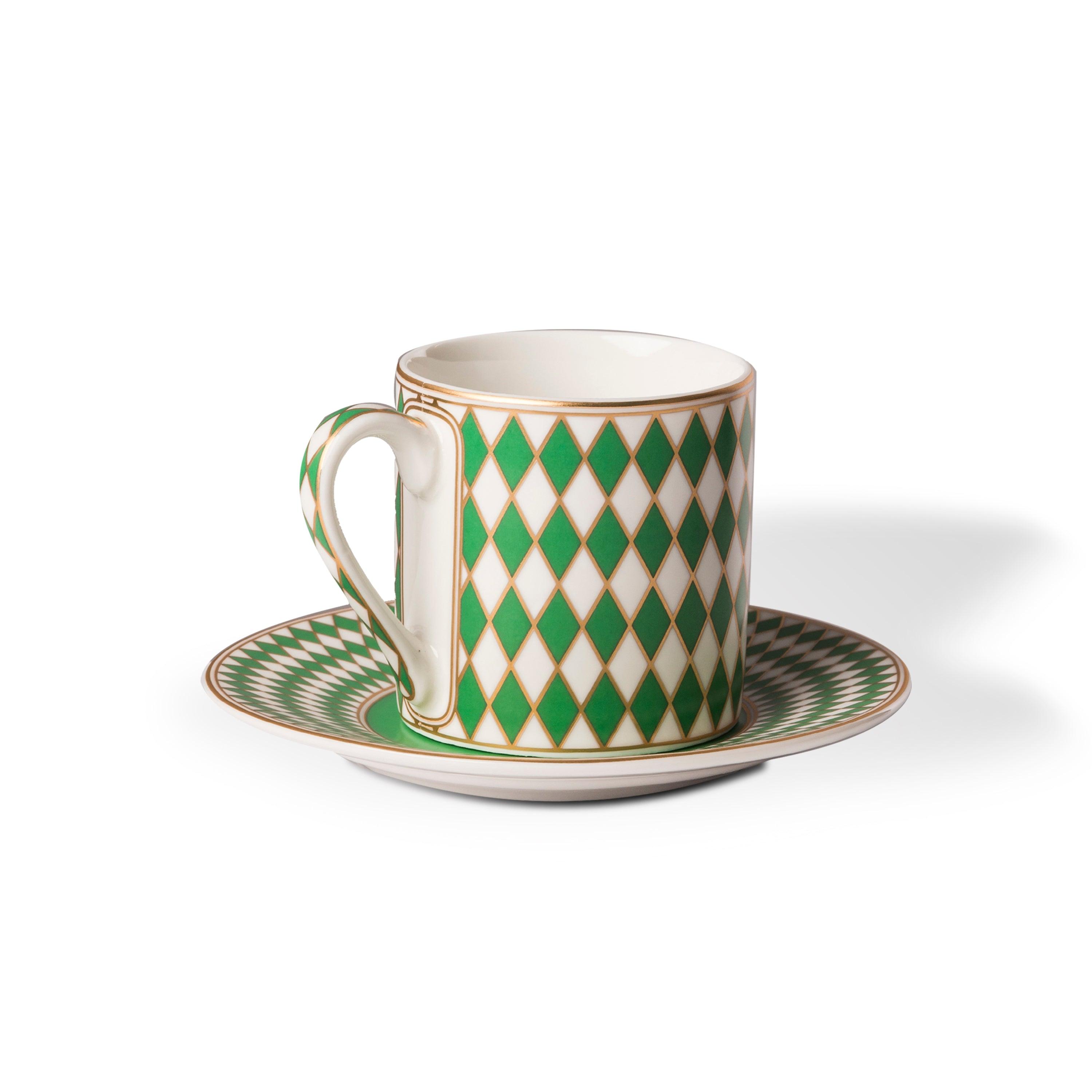 Zestaw filiżanek do espresso CHESS kolorowy Pols Potten Eye on Design